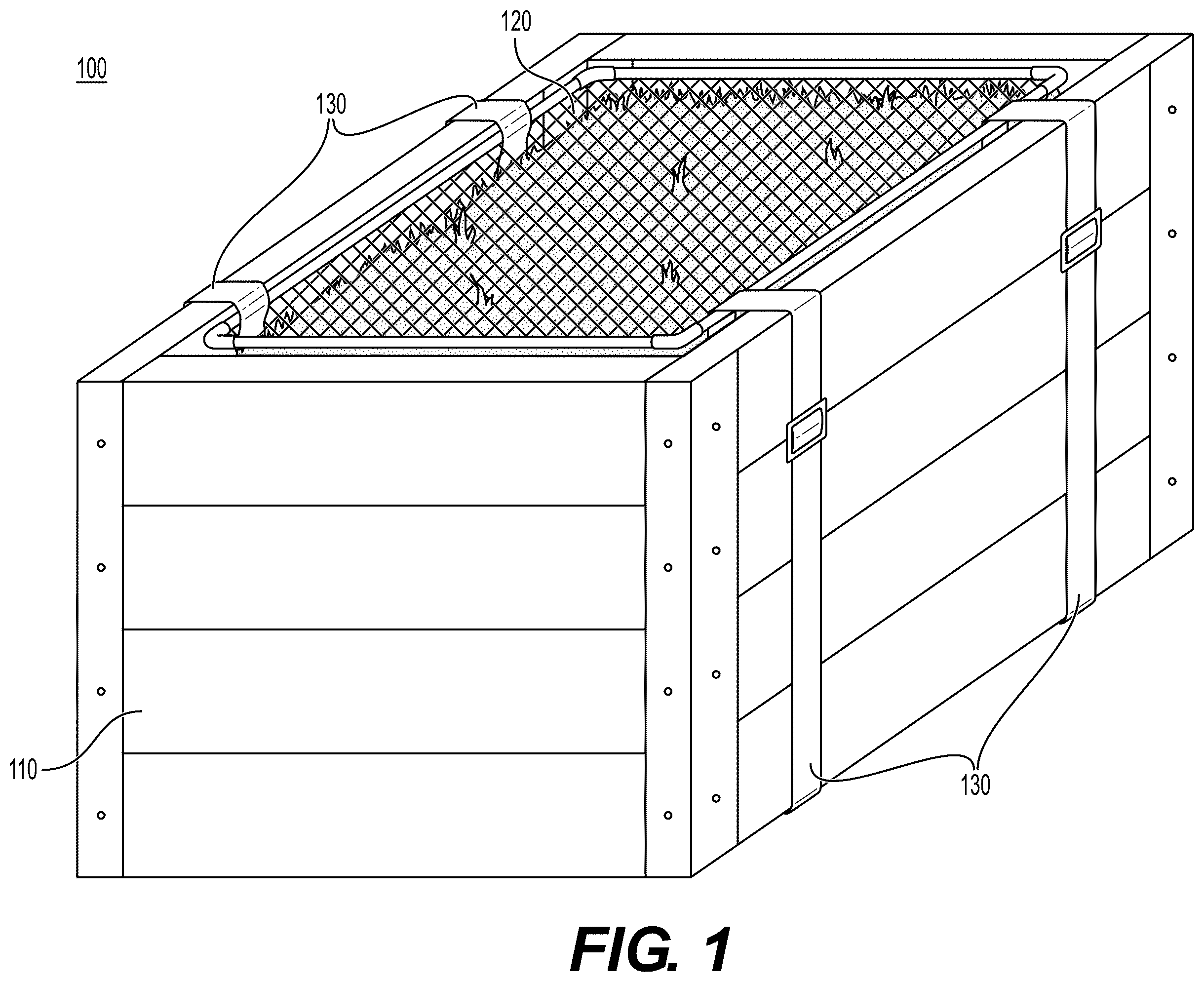 Patent US12588653 — Slow feeder for feeding forage to an equid — Figure 1