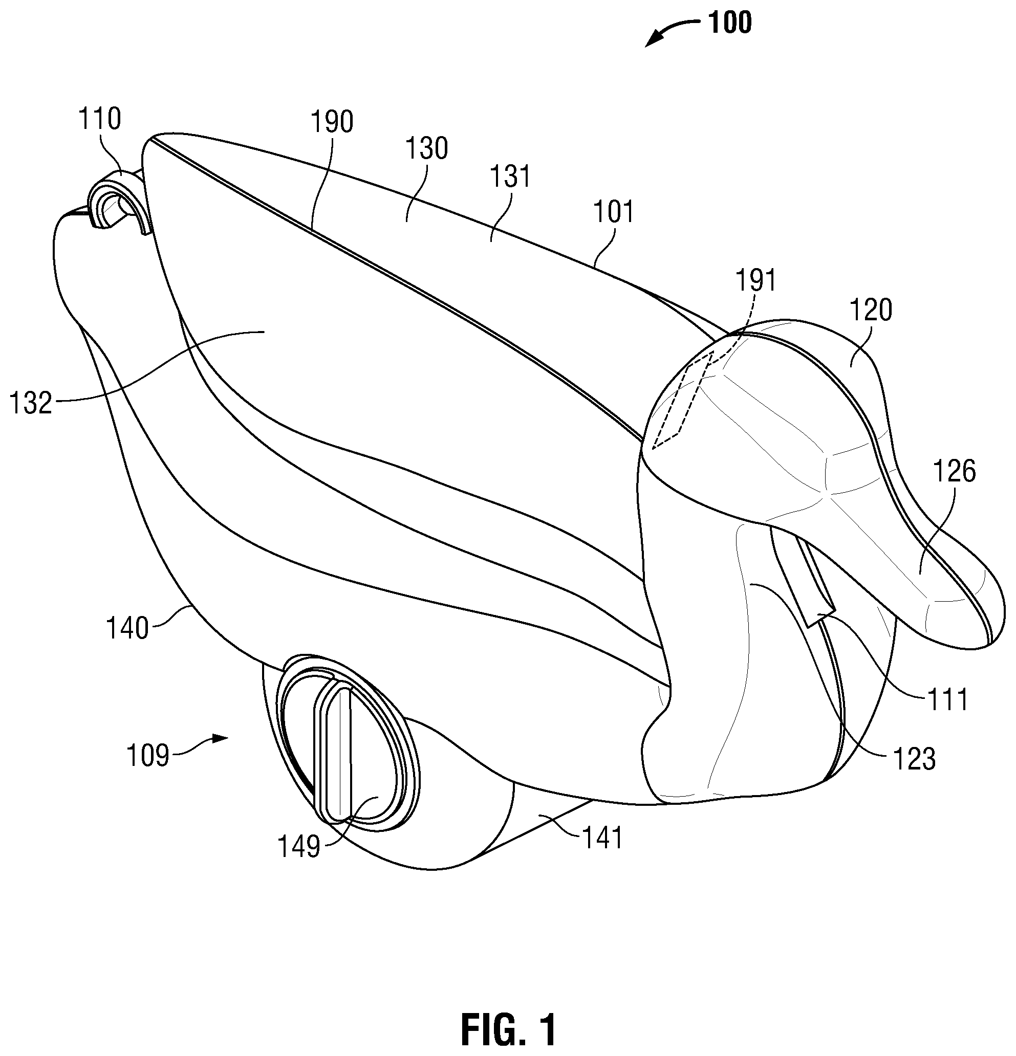 Patent US12588673 — Feeding motion duck decoy — Figure 1