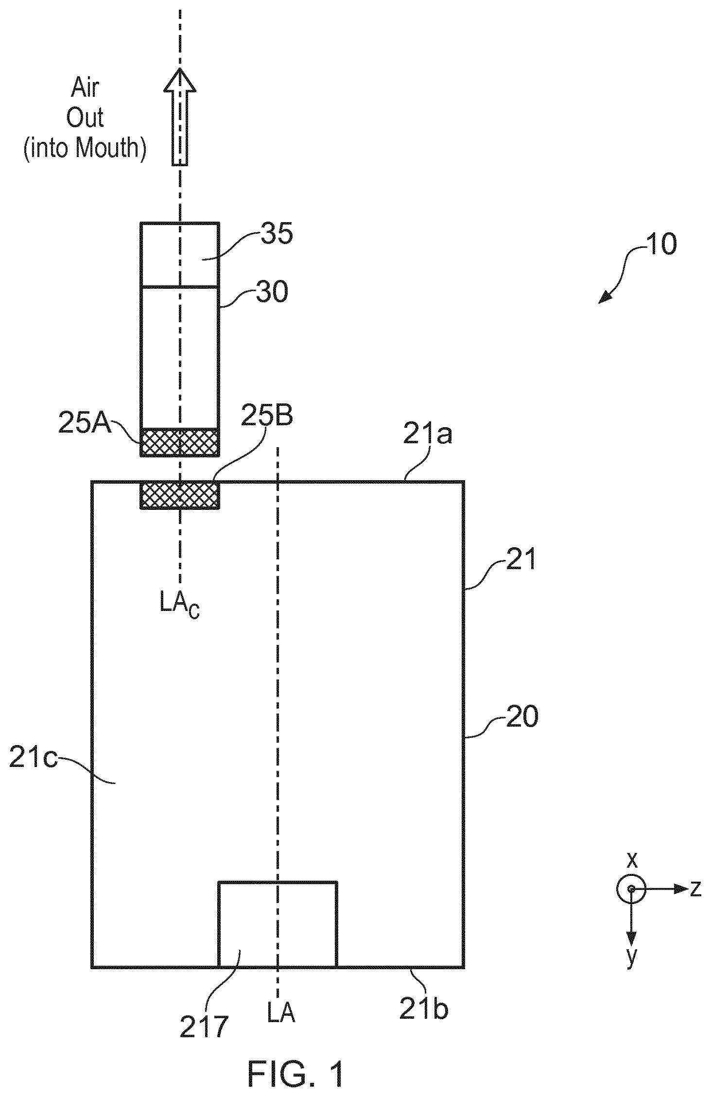 Patent US12588714 — Electronic aerosol provision system with movable electrical connection port — Figure 1