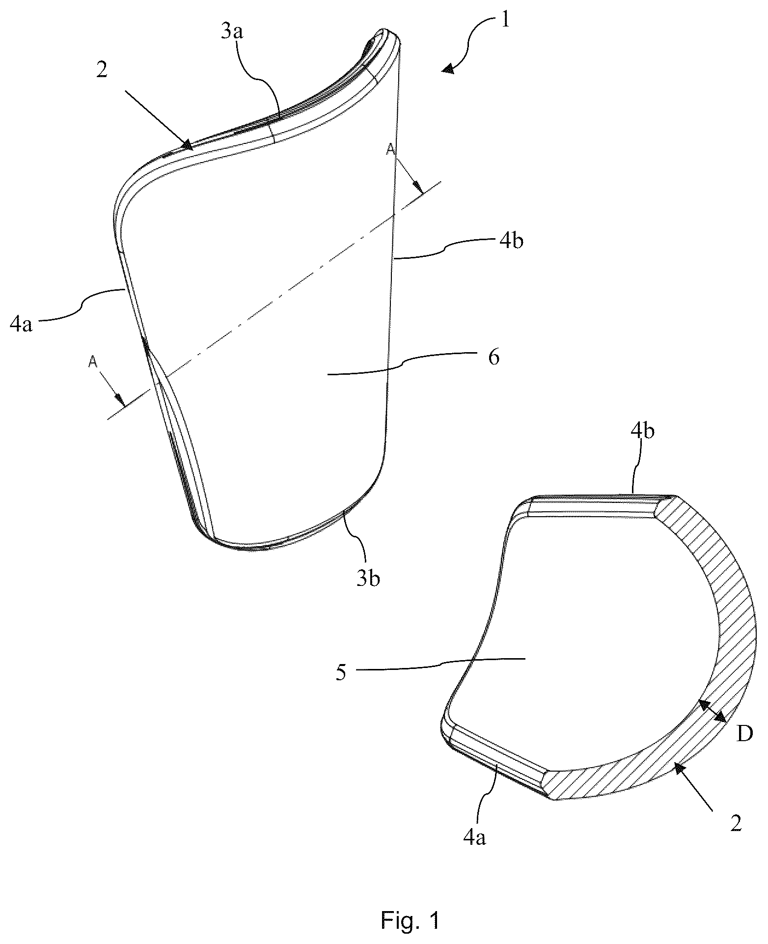 Patent US12588720 — Impact protector — Figure 1