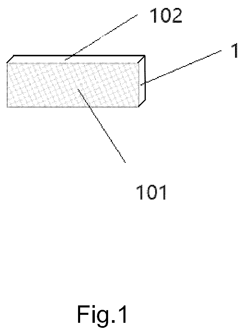 Patent US12588724 Figure 1 – Hair weft and preparation process thereof