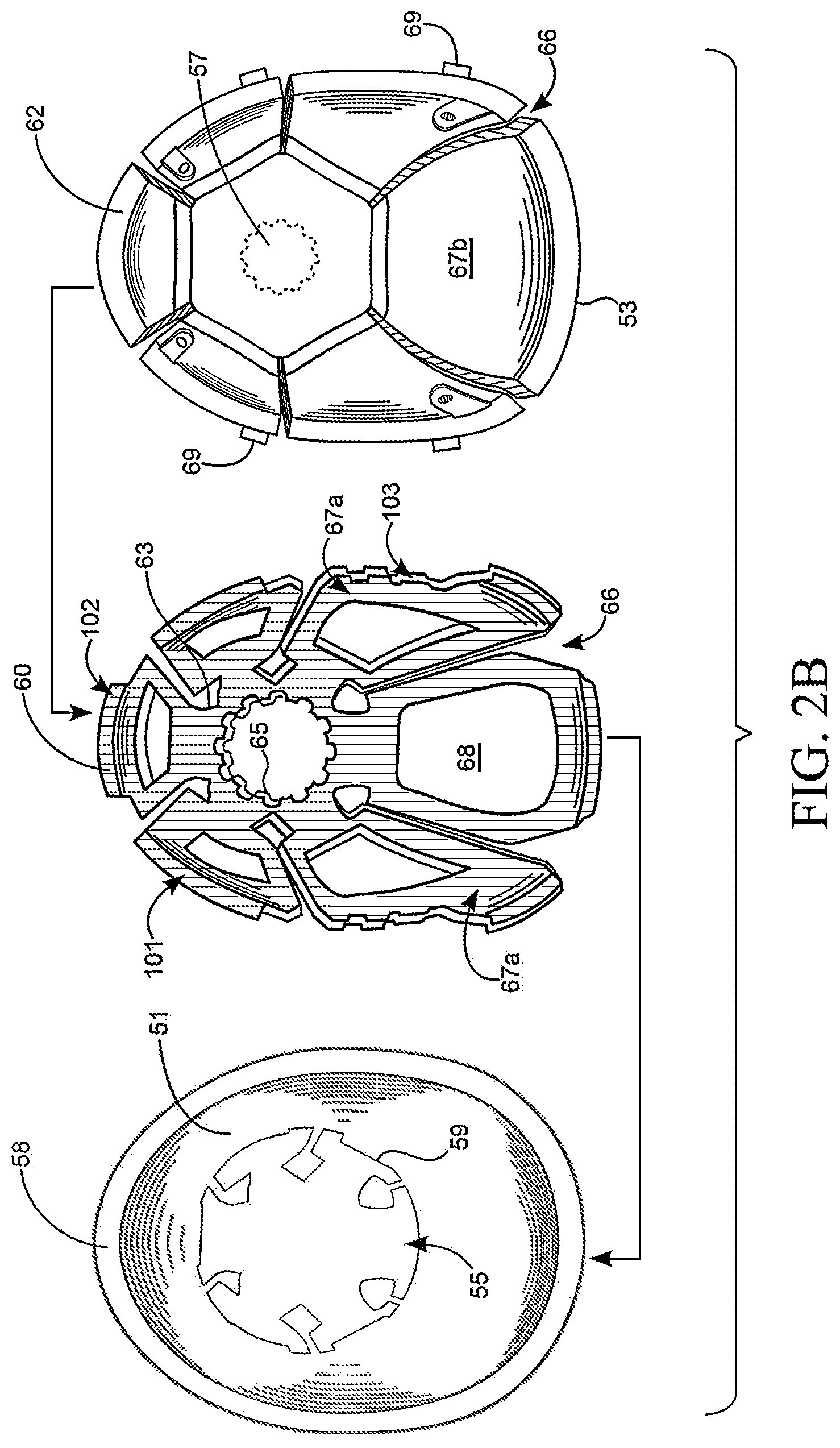 Patent US12588726 Figure 3 – Multi-layer helmet and method for making the same