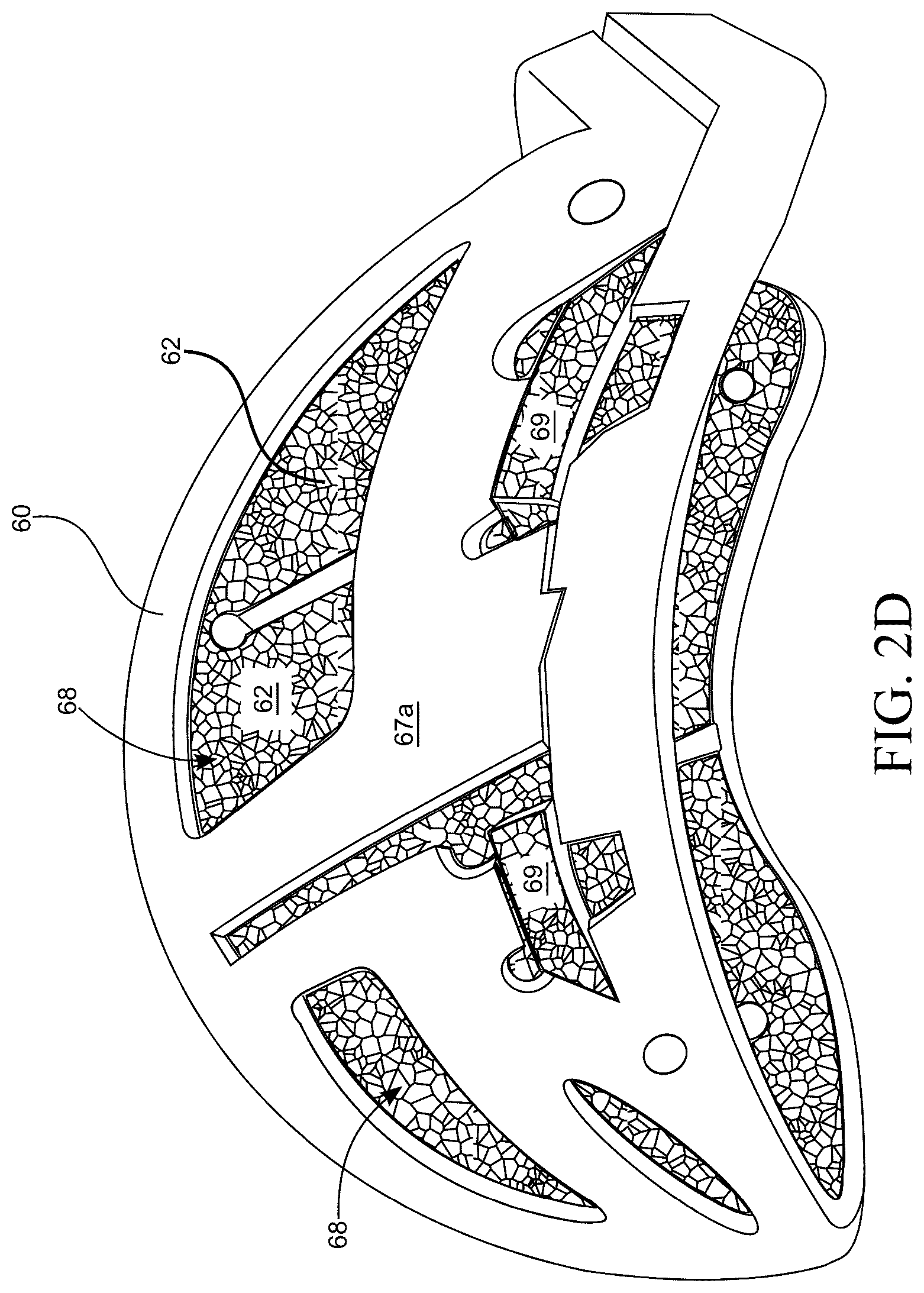 Patent US12588726 Figure 5 – Multi-layer helmet and method for making the same