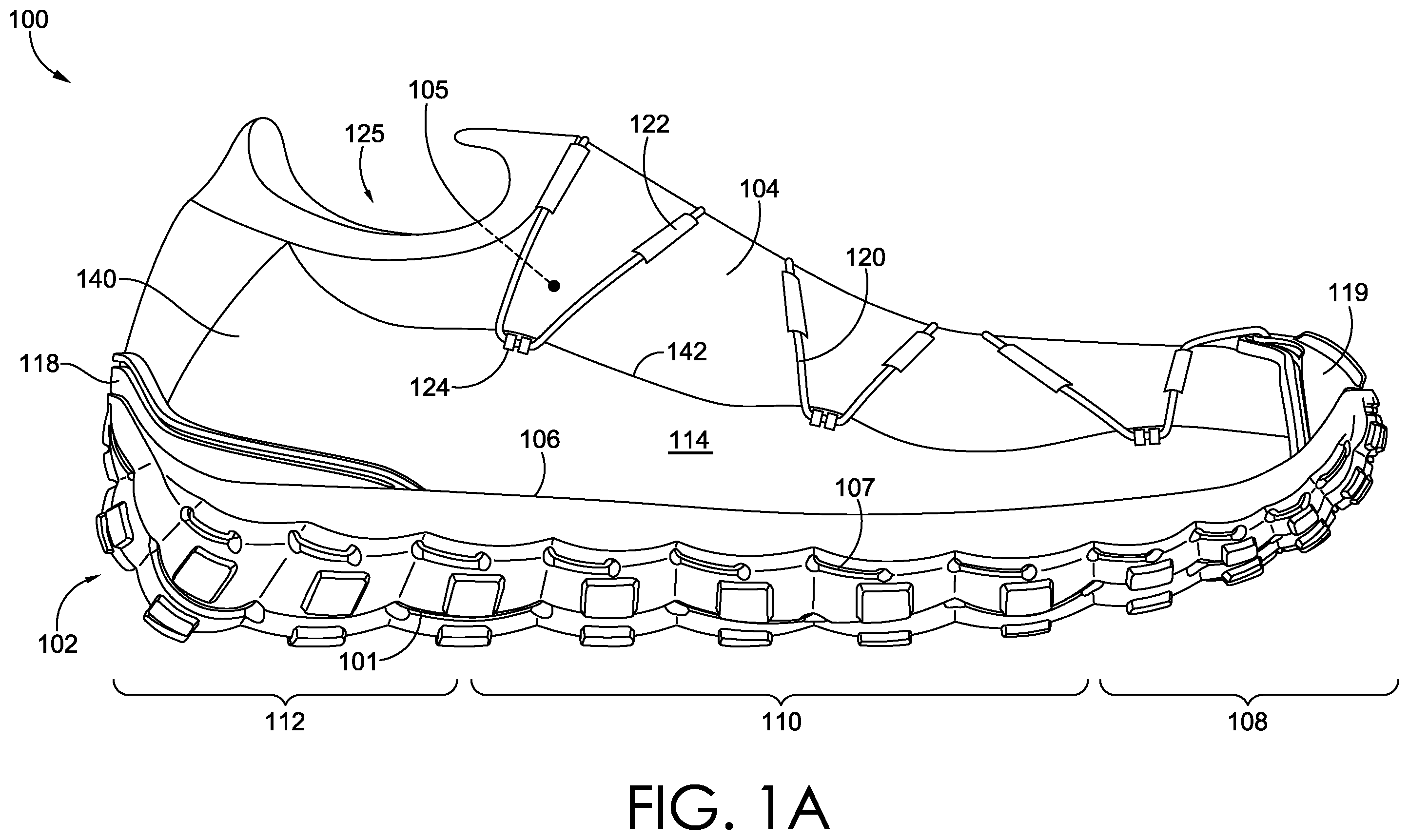 Patent US12588738 — Recyclable footwear article — Figure 1