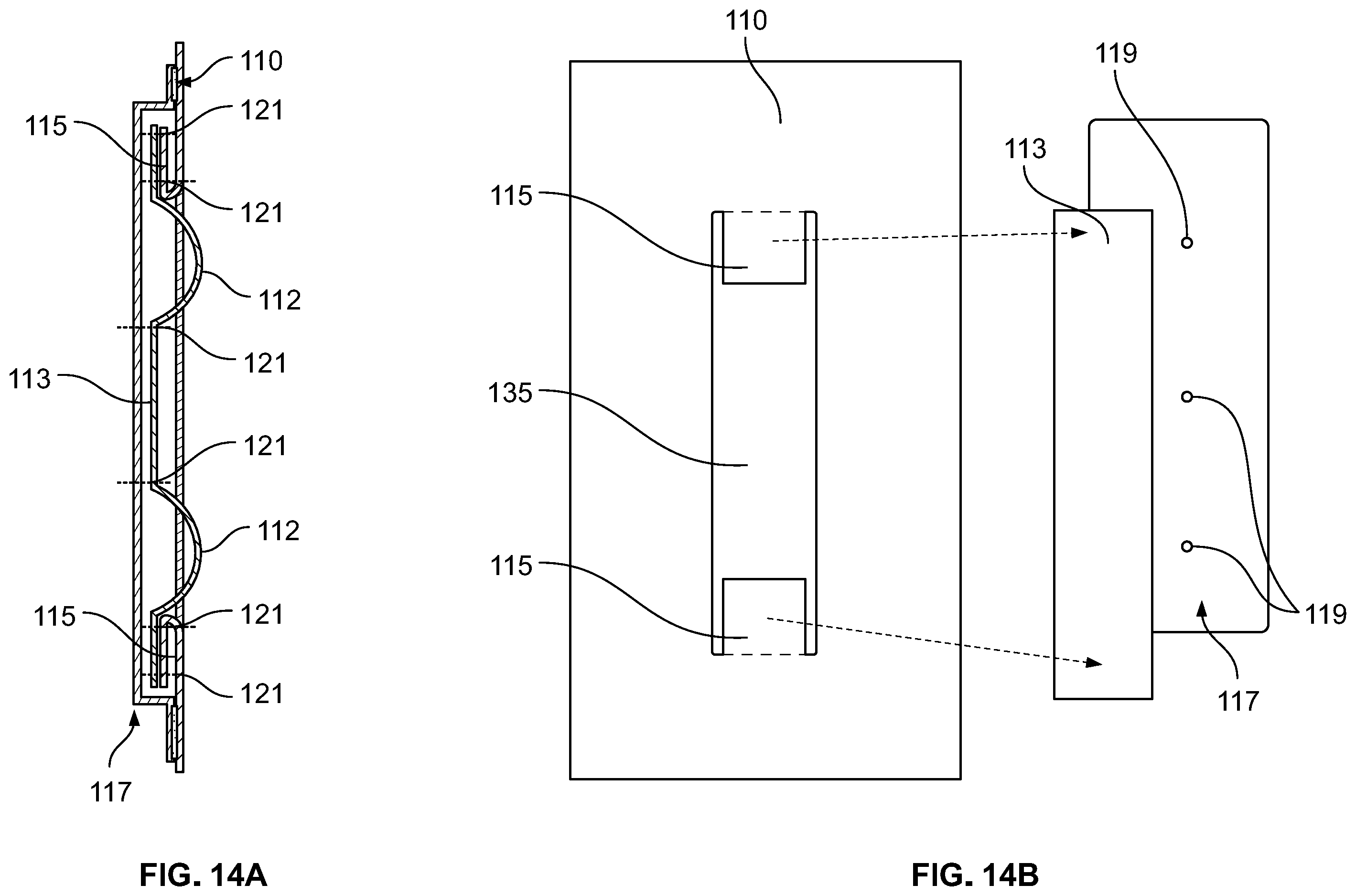 Patent US12588747 Figure 14 – Holder for container