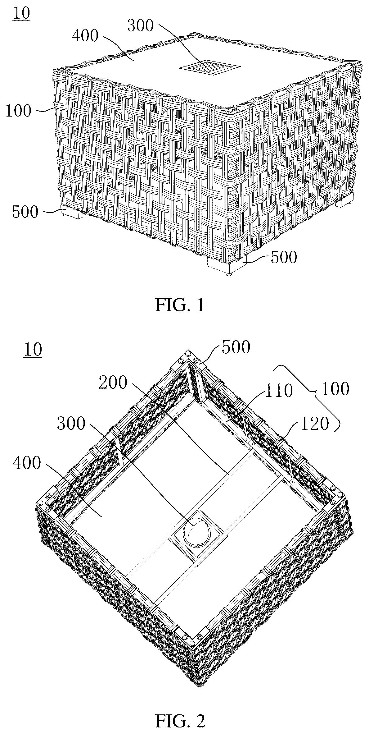Patent US12588755 — Outdoor tea table — Figure 1