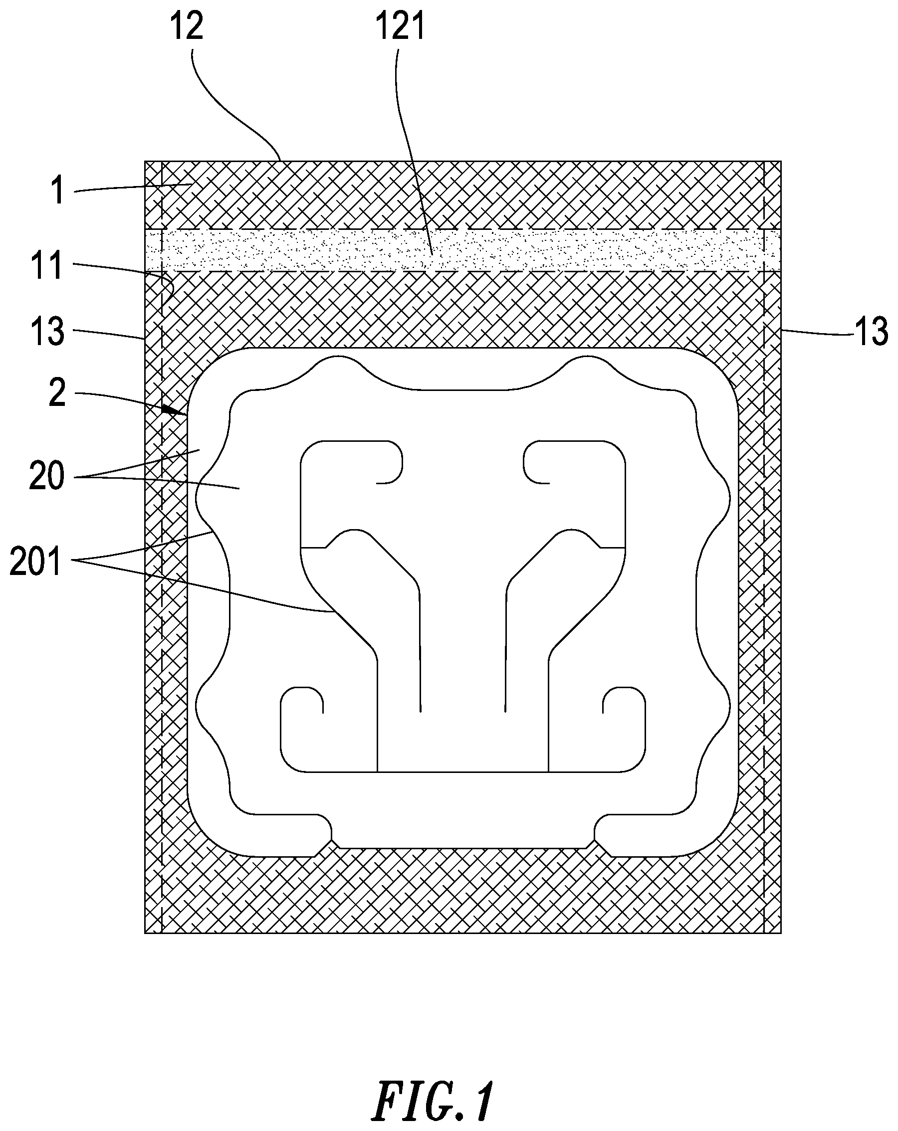 Patent US12588779 — Drip coffee filter structure — Figure 1