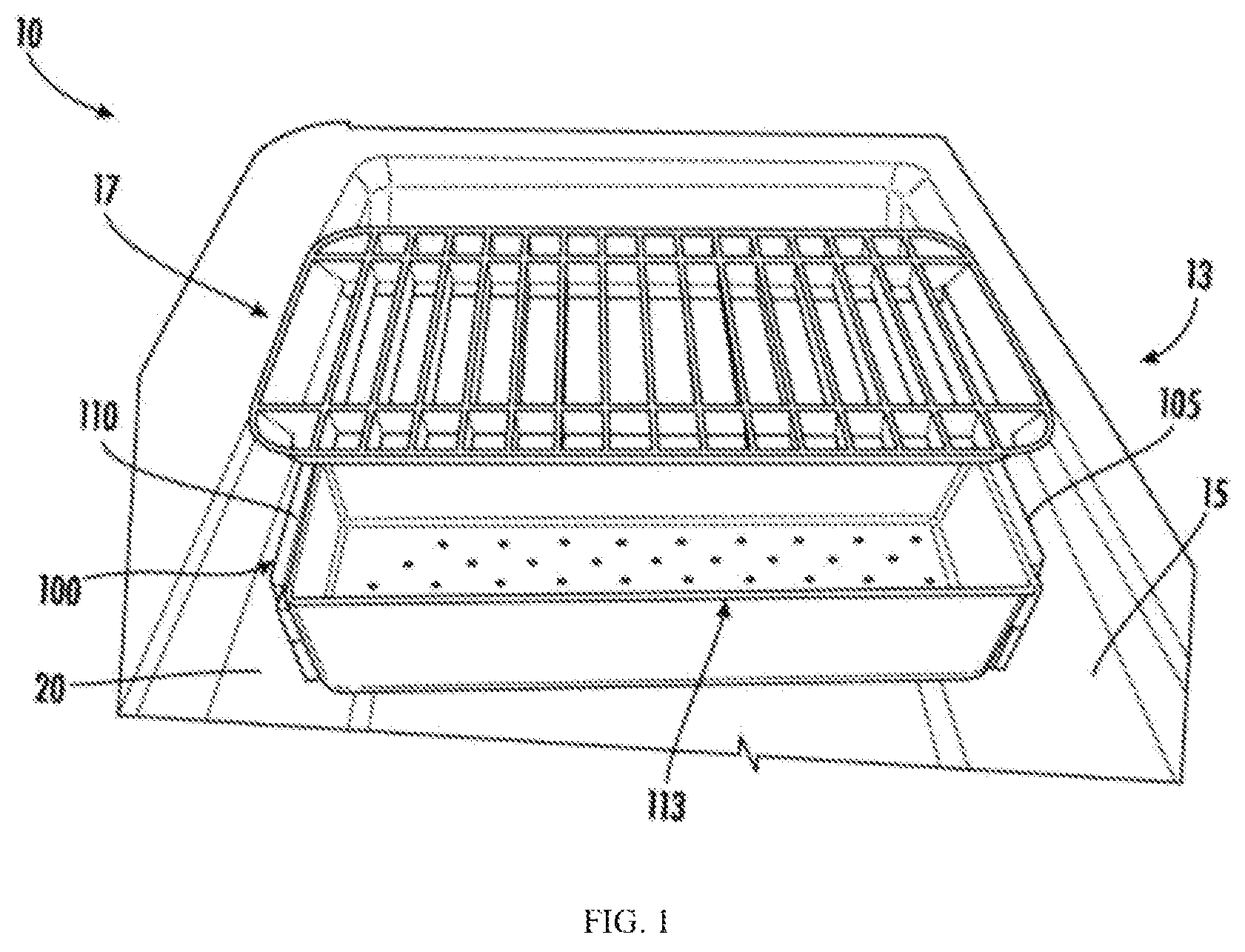 Patent US12588786 — Sink accessory system — Figure 1