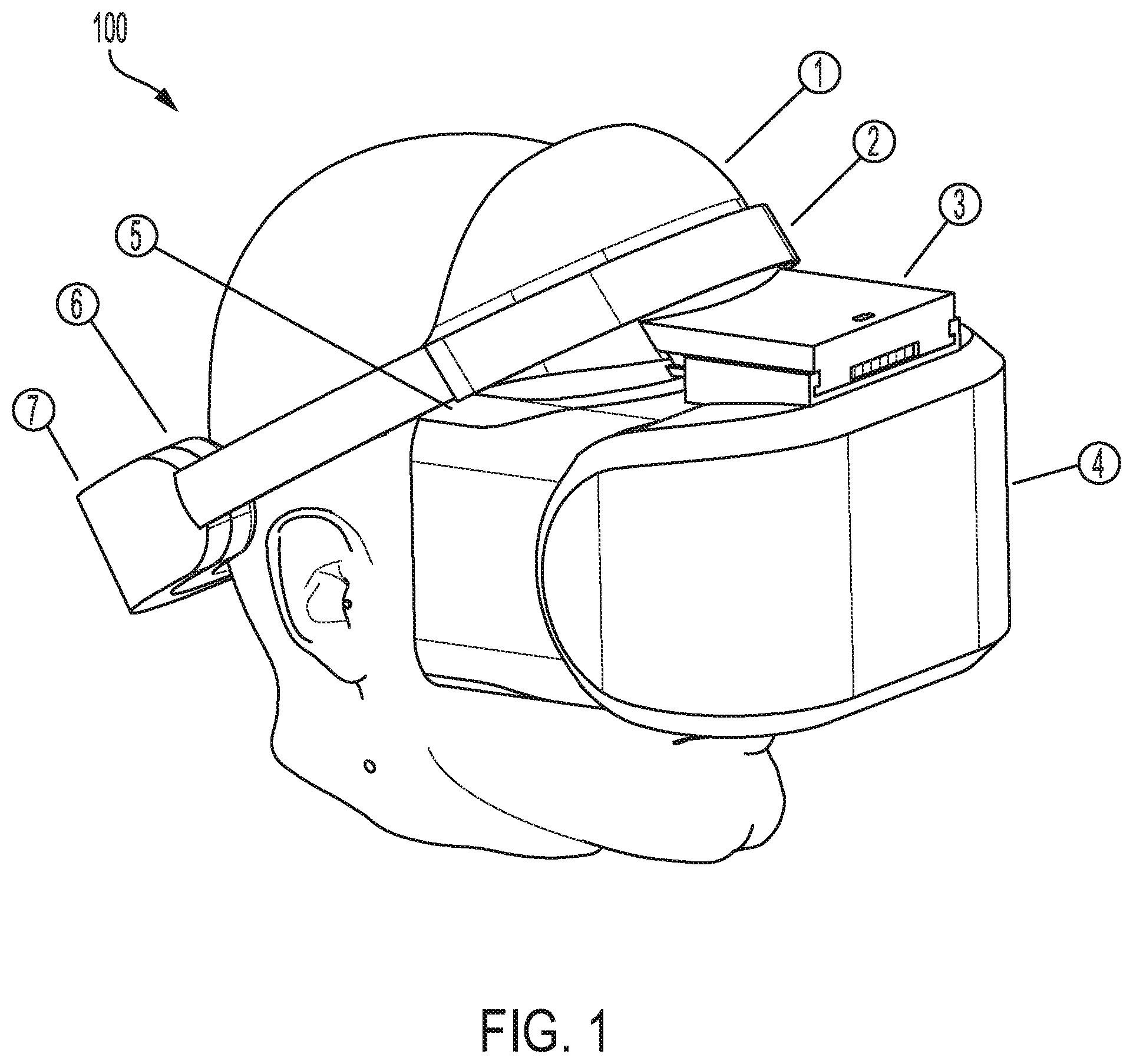 Patent US12588811 Figure 1 – Modular platform for ocular evaluations