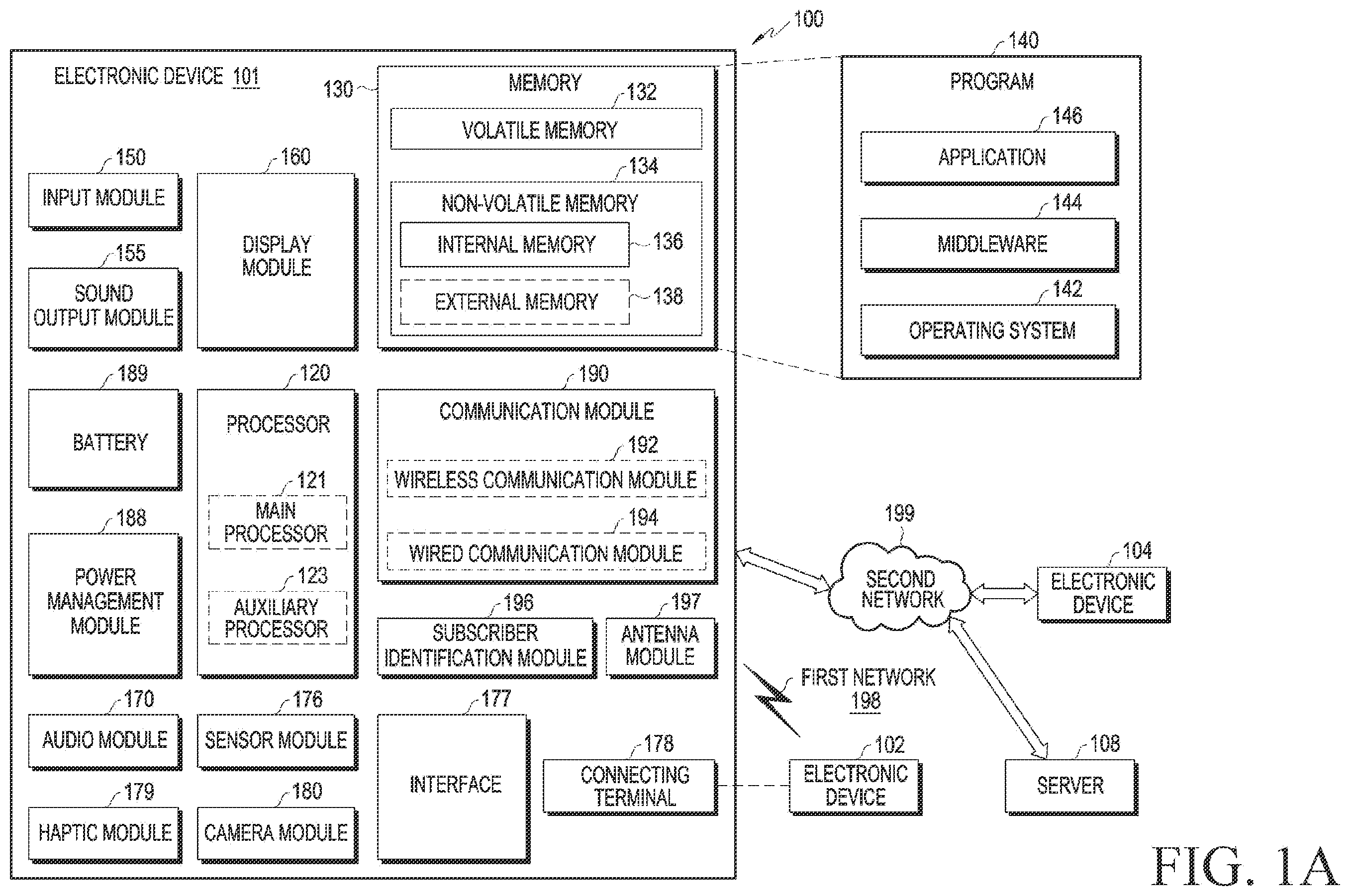 Patent US12588871 — Method for calibrating external light for bio-signal measurement, and electronic device and storage medium therefor — Figure 1