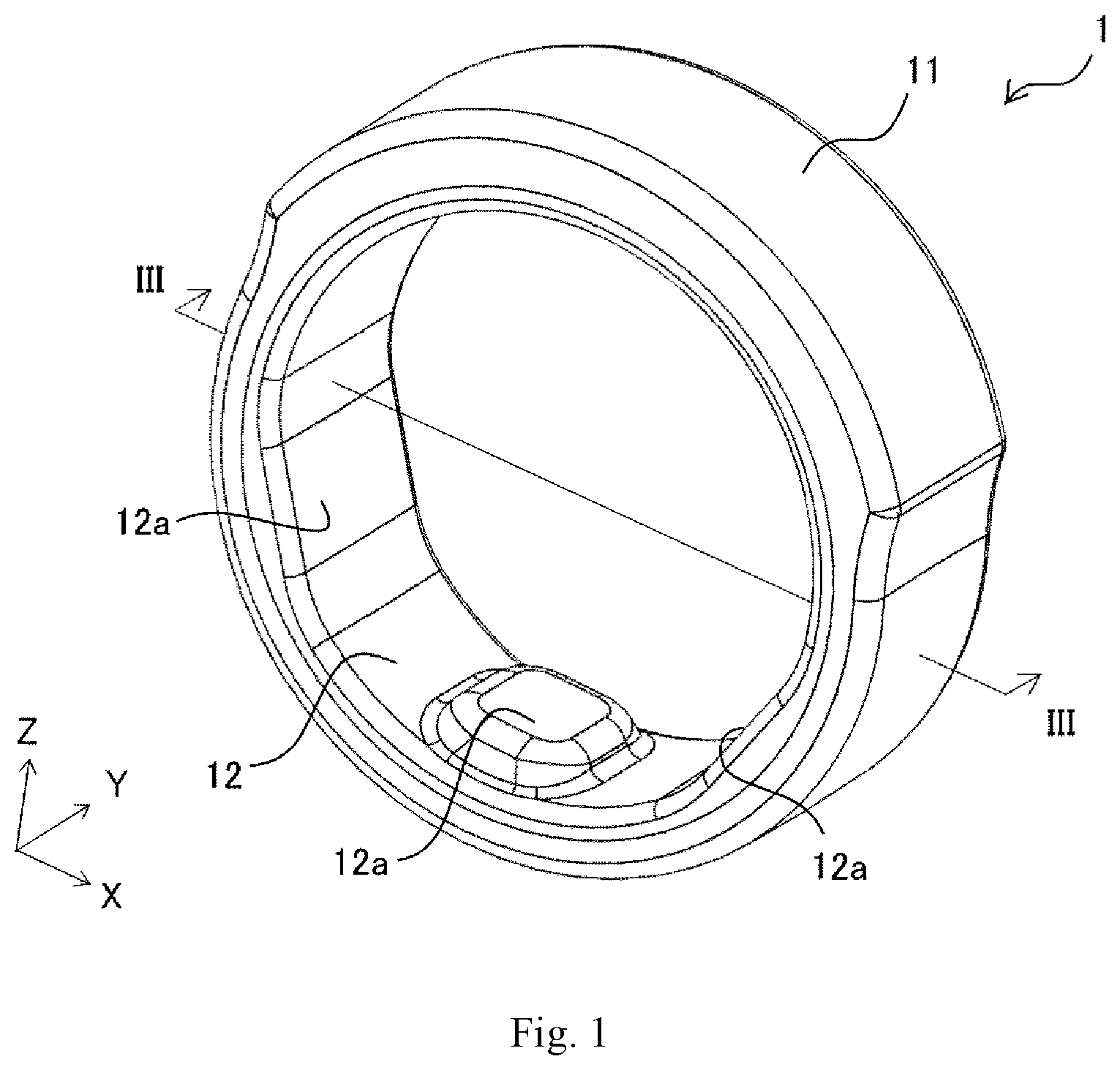 Patent US12588872 — Wearable device, health management system and health management method — Figure 1