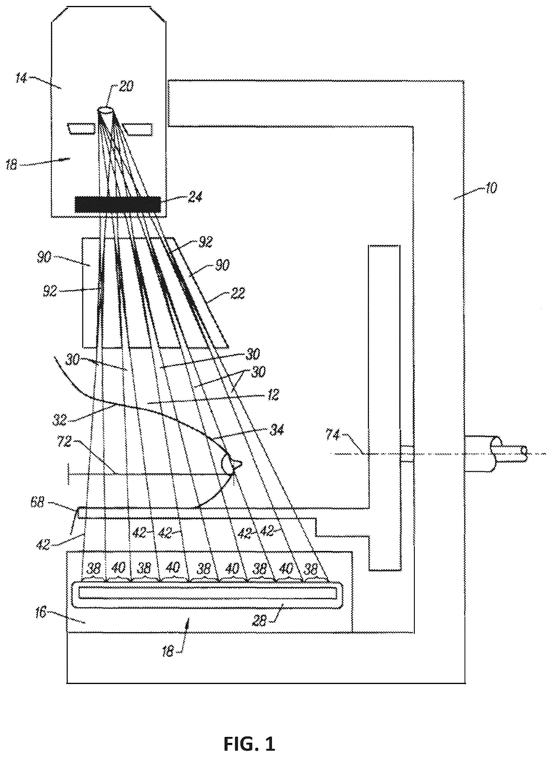 Patent US12588883 — X-ray system and method for tissue structural analysis and imaging — Figure 1