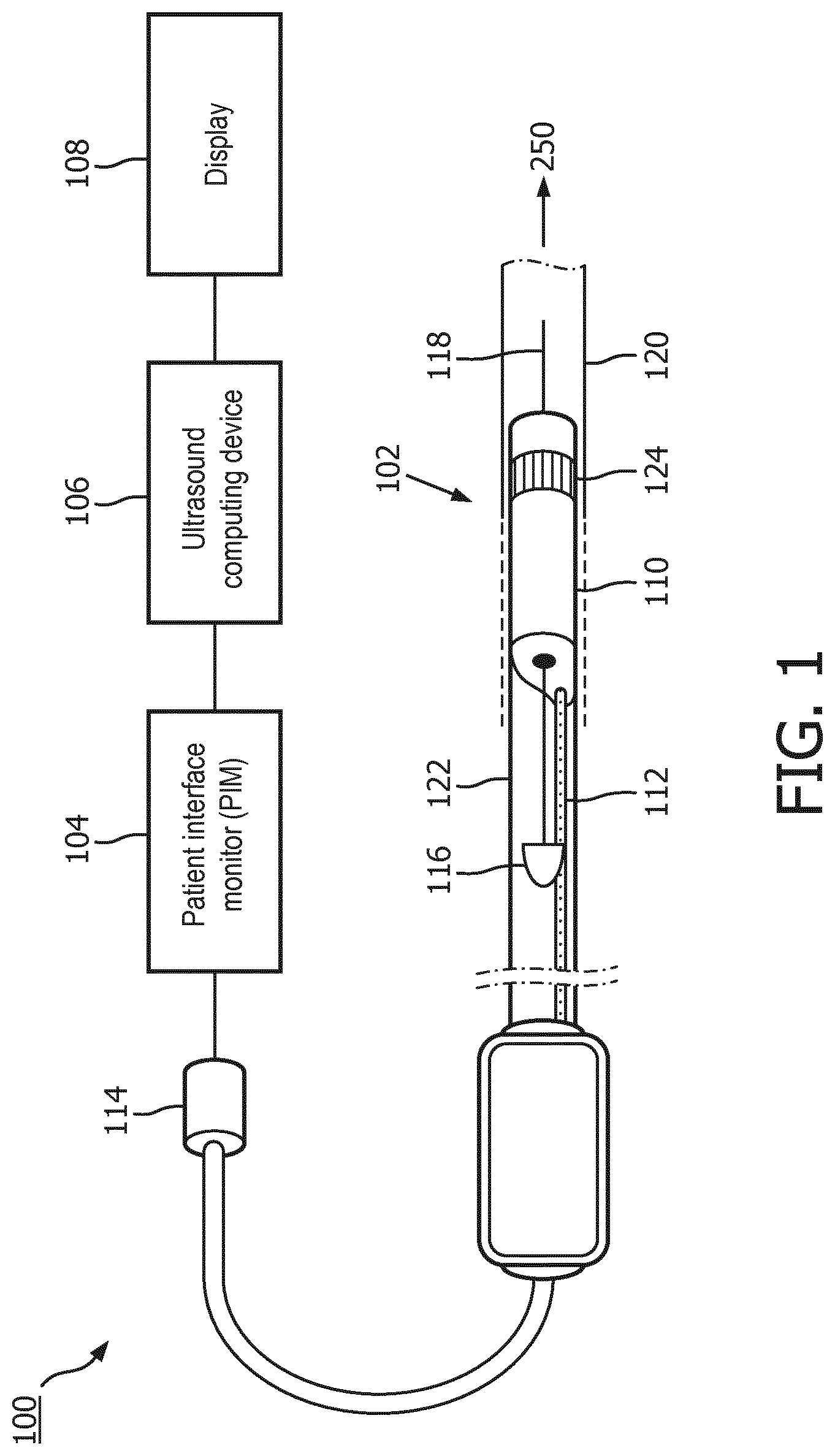 Patent US12588894 Figure 1 – Imaging assembly for intraluminal imaging