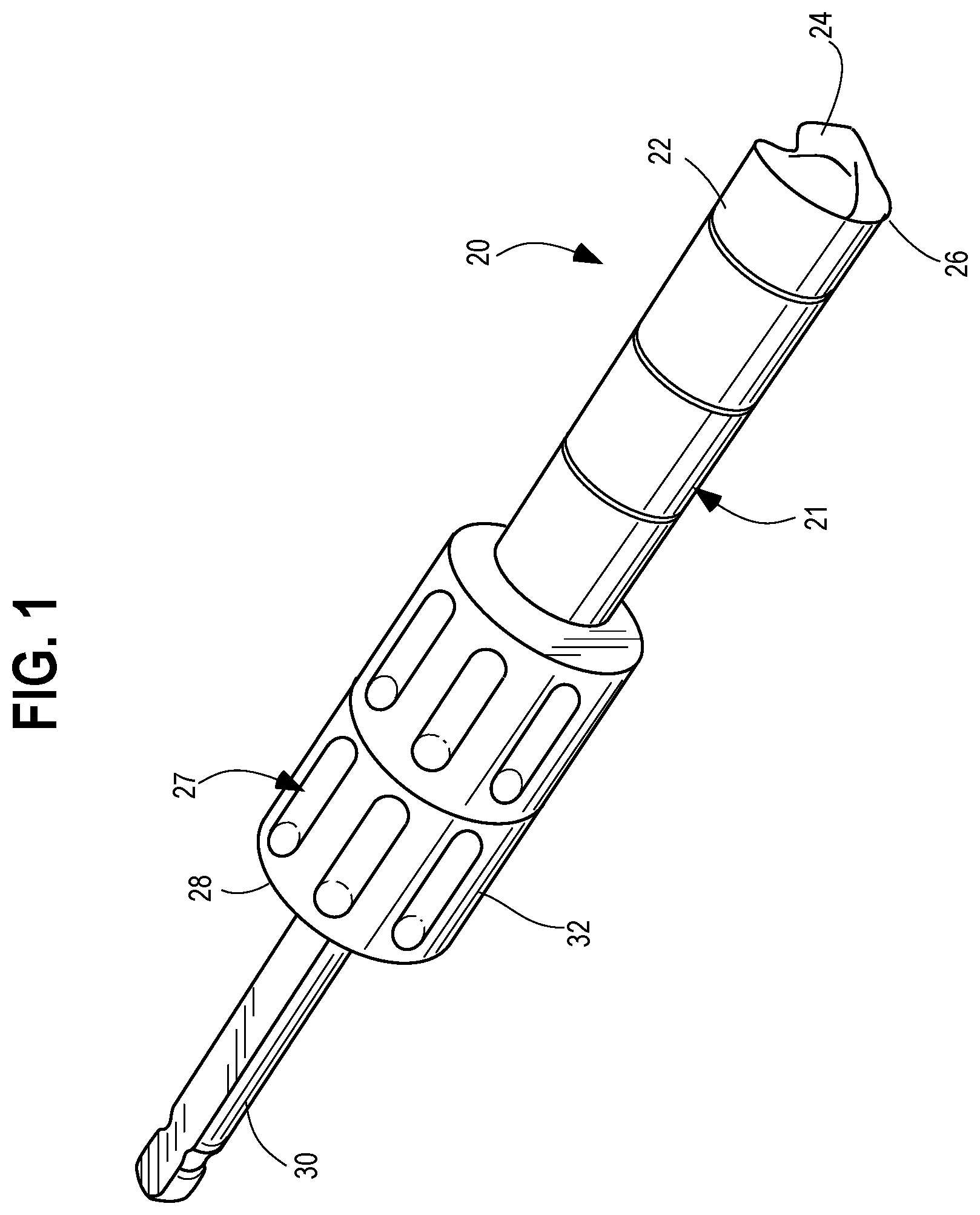 Patent US12588913 Figure 1 – Bone graft harvesting apparatus