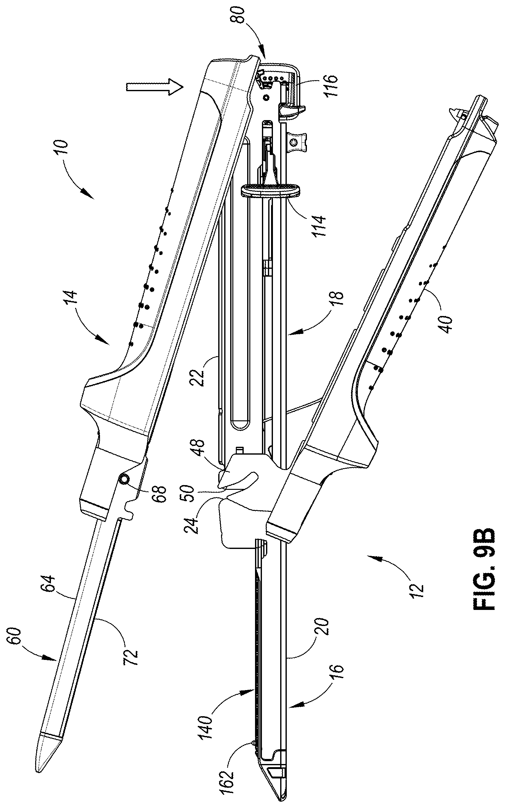 Patent US12588920 Figure 8 – Clamping lockout for linear surgical stapler