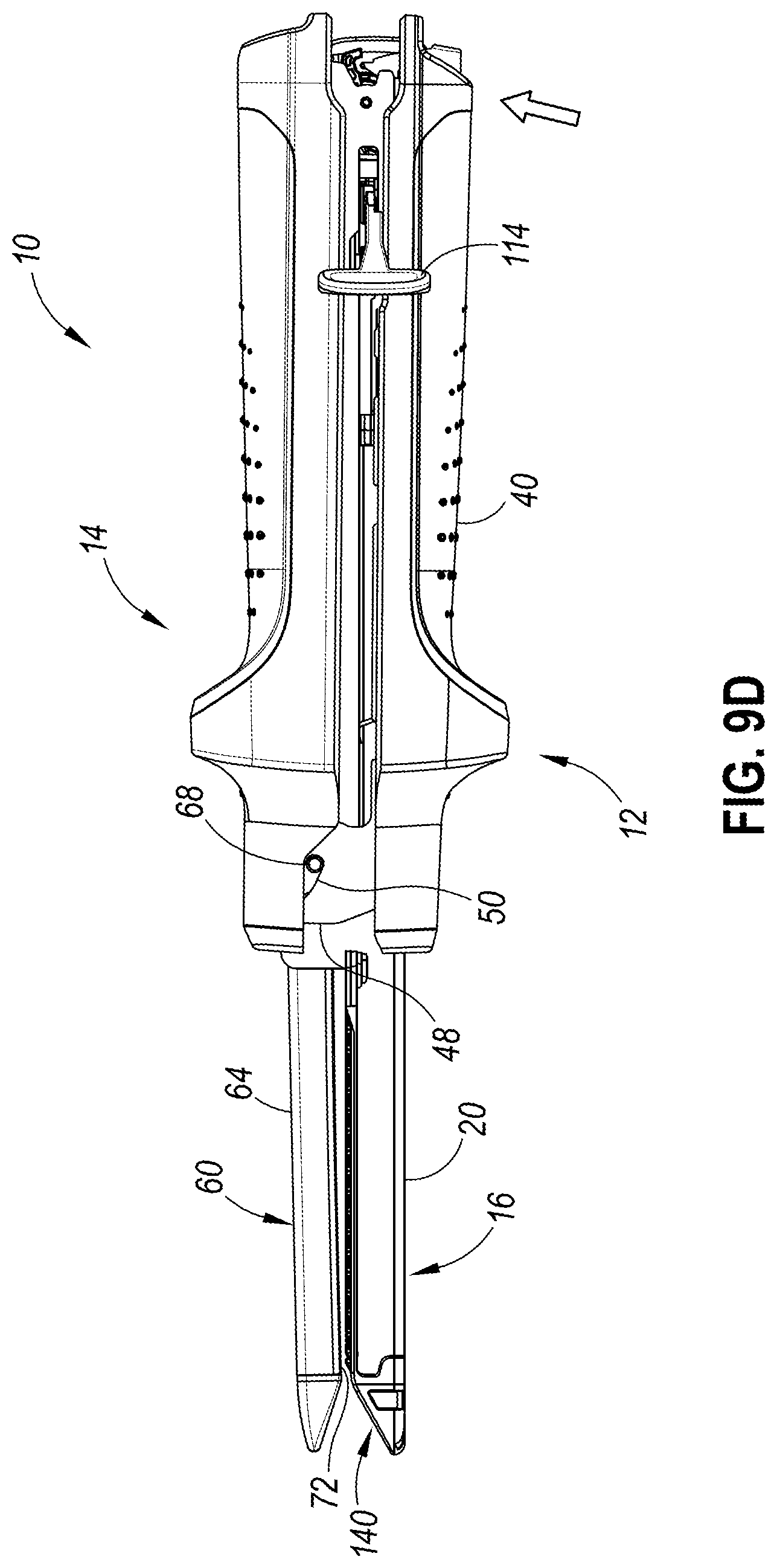 Patent US12588920 Figure 10 – Clamping lockout for linear surgical stapler