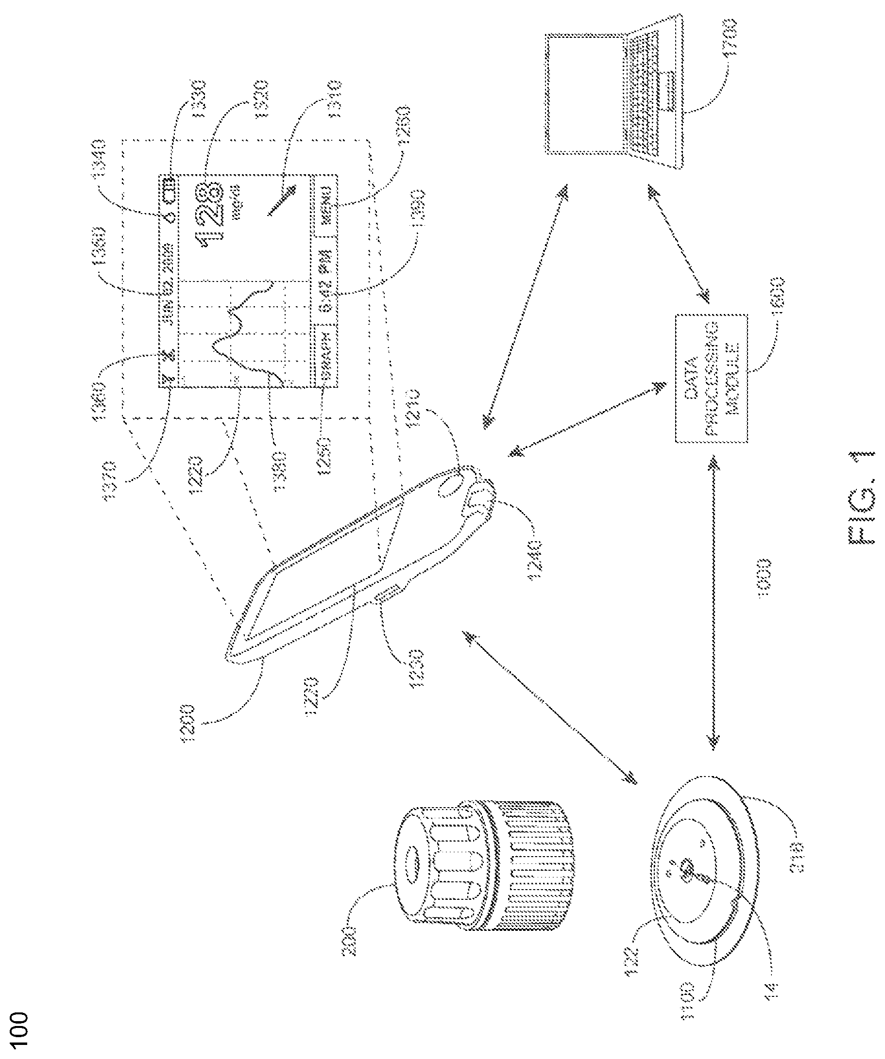 Patent US12588928 — Medical device inserters and processes of inserting and using medical devices — Figure 1