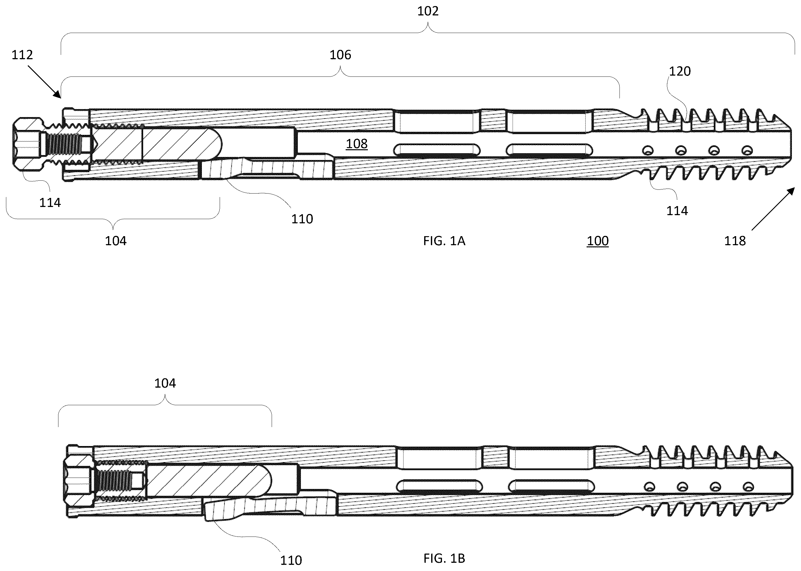Patent US12588936 — Lag screw systems and nail systems and methods incorporating the same — Figure 1