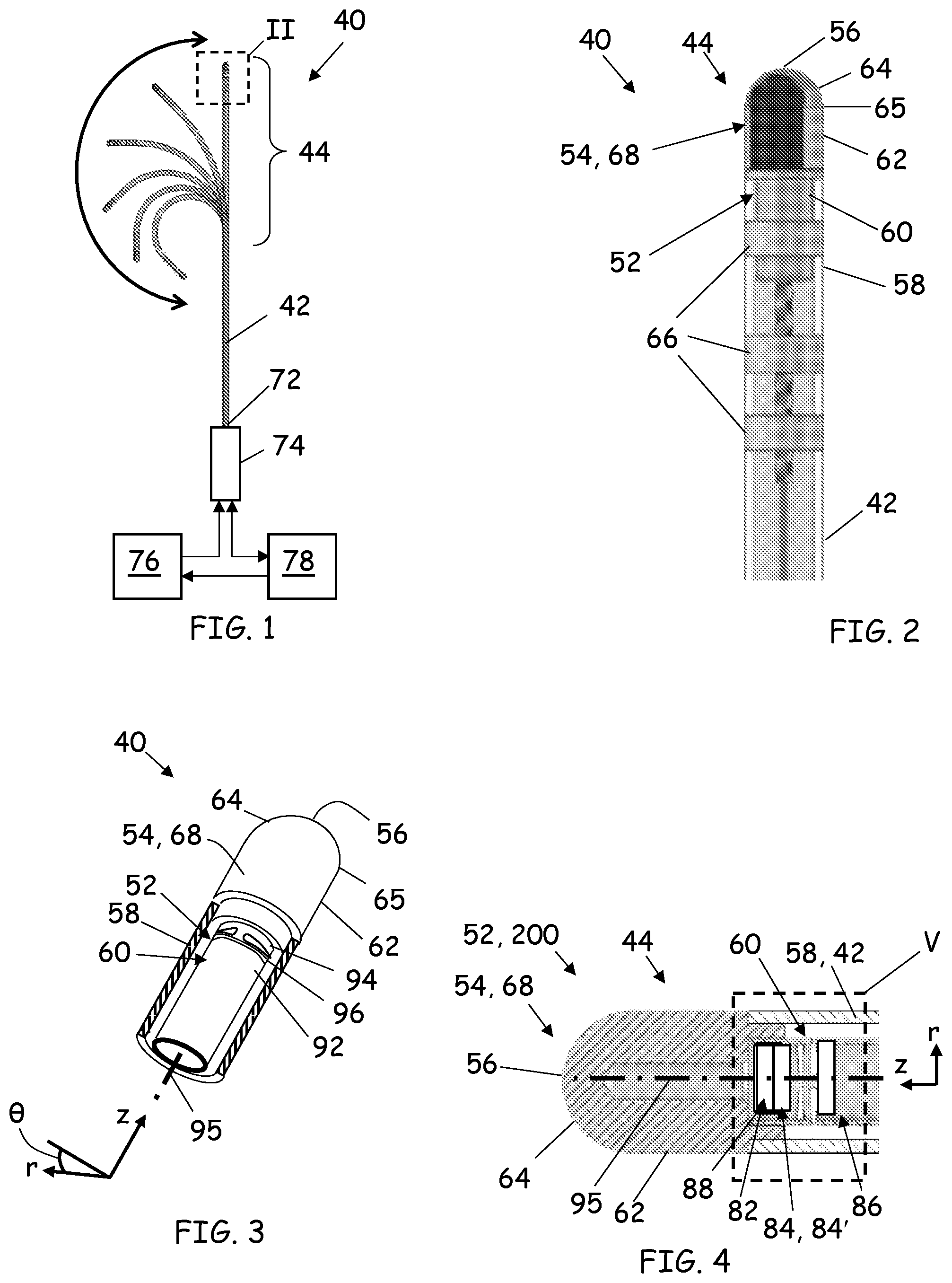 Patent US12588946 Figure 1 – Catheter distal force sensor