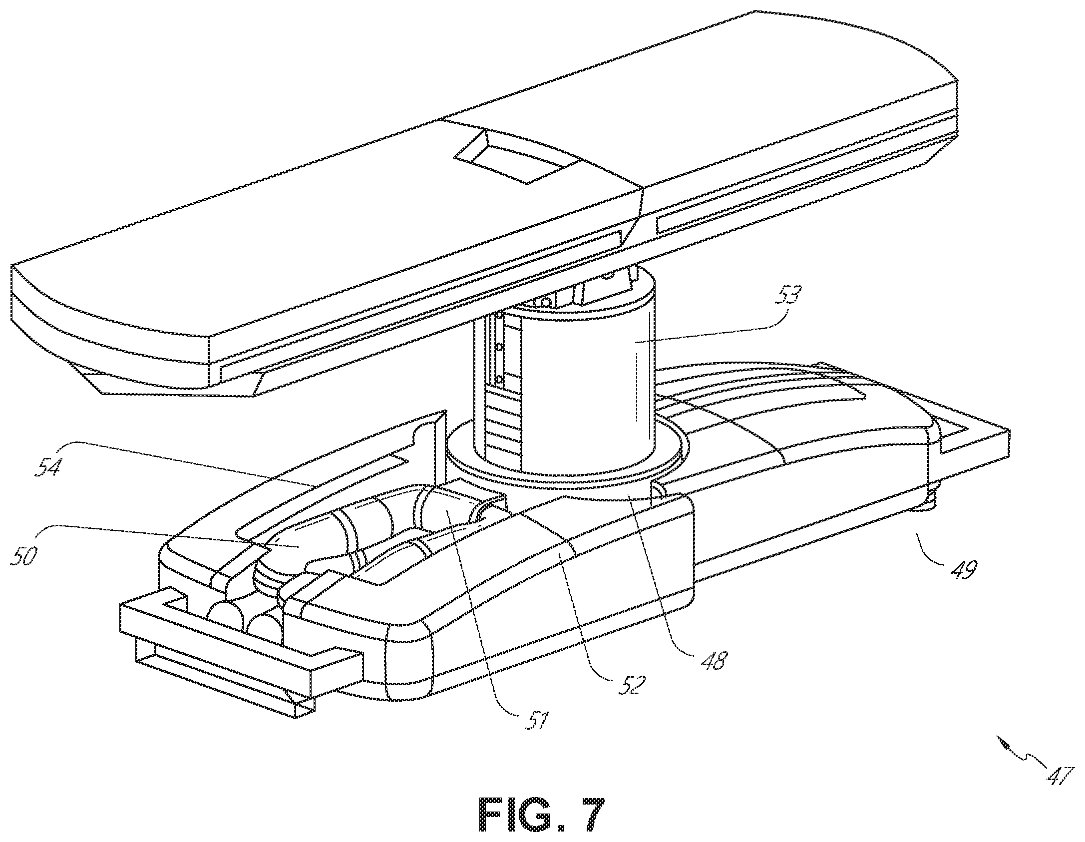 Patent US12588959 Figure 7 – Surgical instrument with magnetic sensing