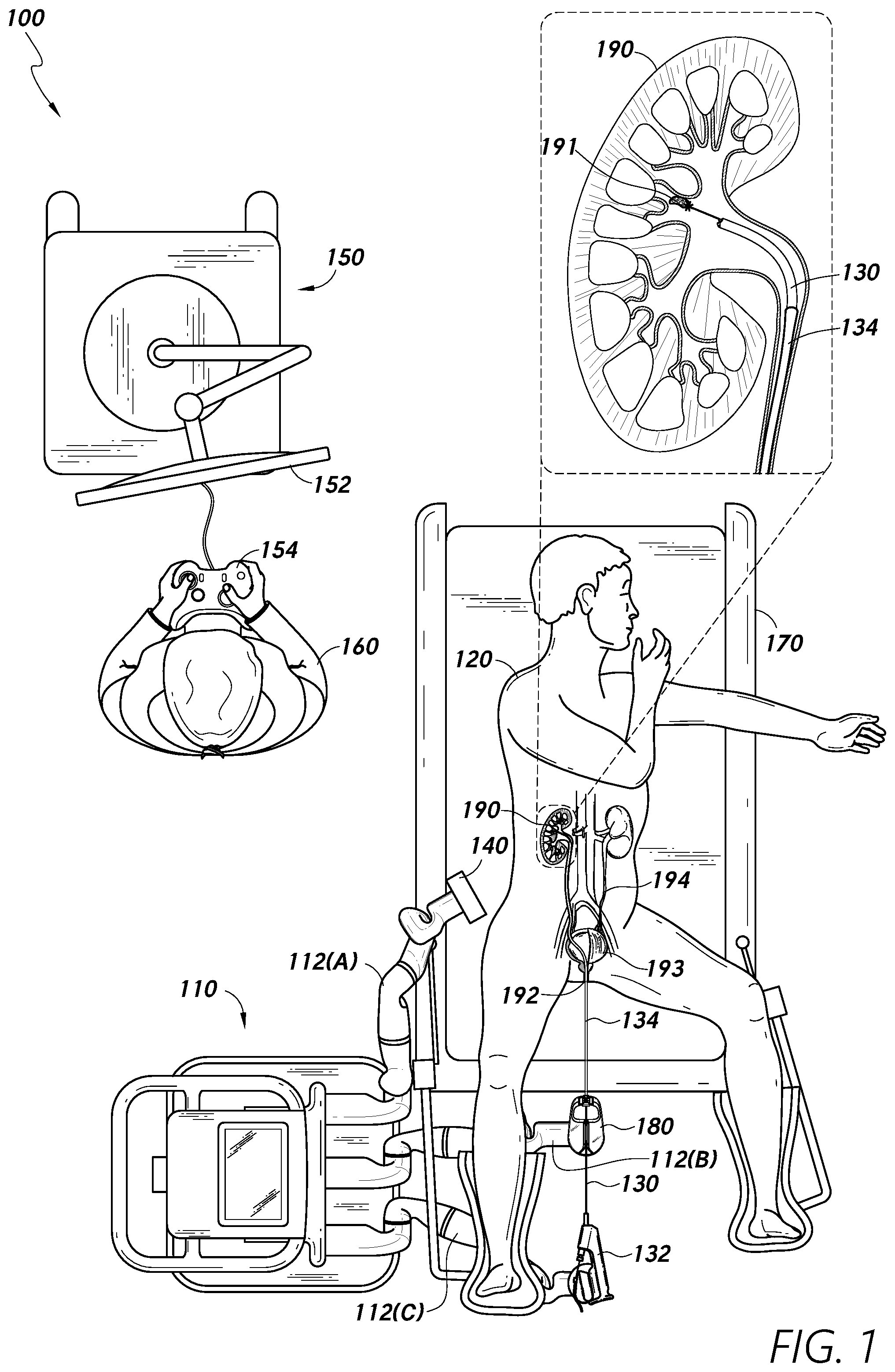 Patent US12588961 — Engagement control of instrument feeder devices — Figure 1