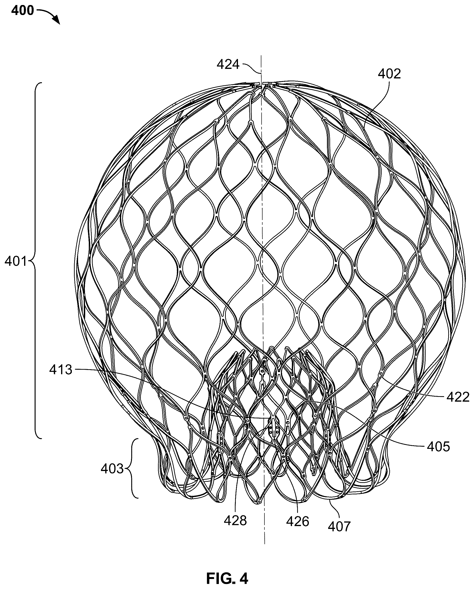 Patent US12588989 Figure 4 – Implant delivery