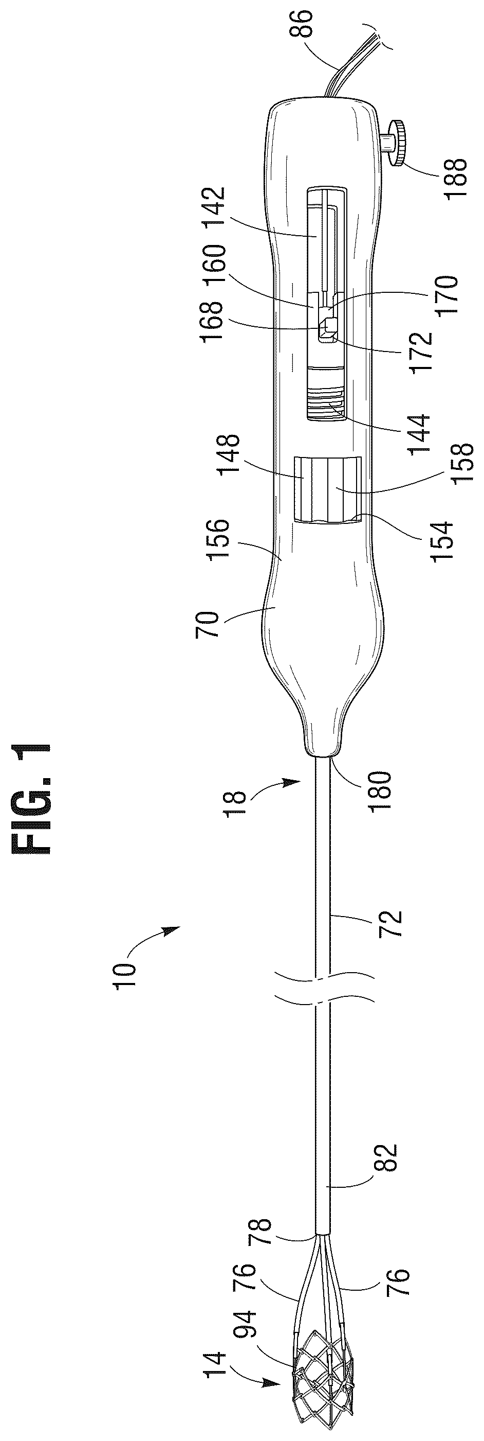 Patent US12588990 — Delivery apparatus for a prosthetic heart valve — Figure 1