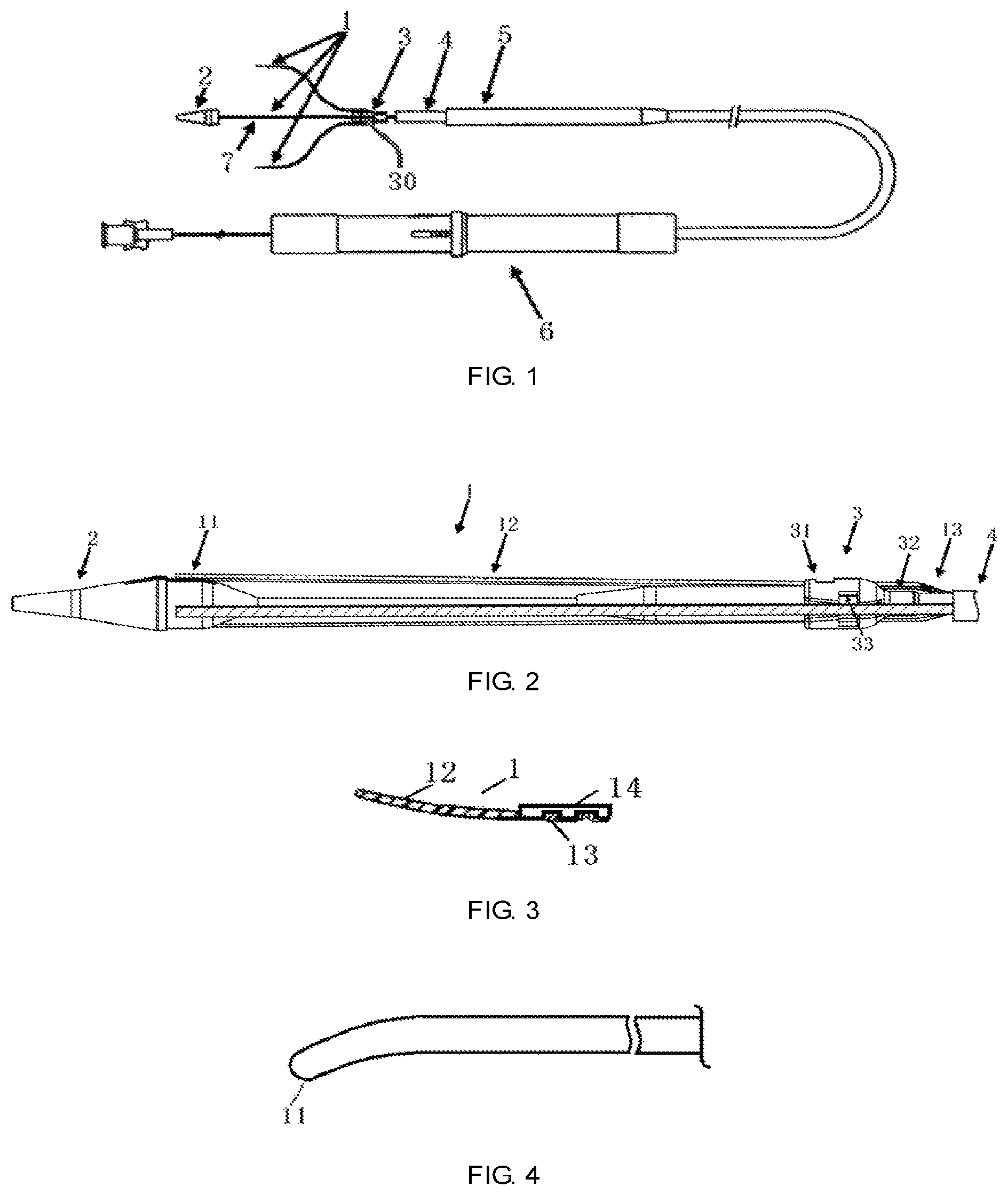 Patent US12588992 — Easy-to-control interventional instrument delivery device — Figure 1