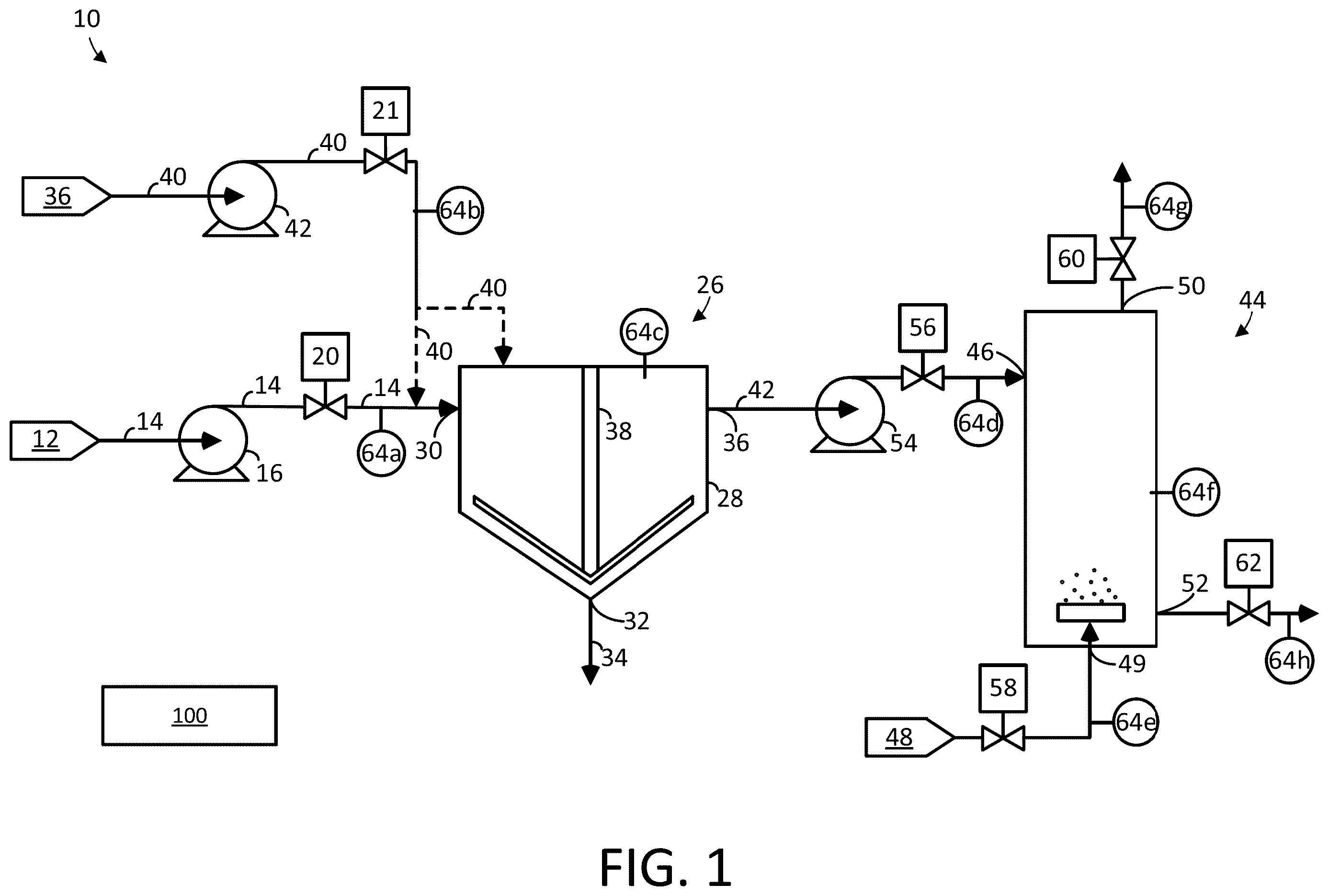 Patent US12590021 — System and methods for wastewater treatment — Figure 1