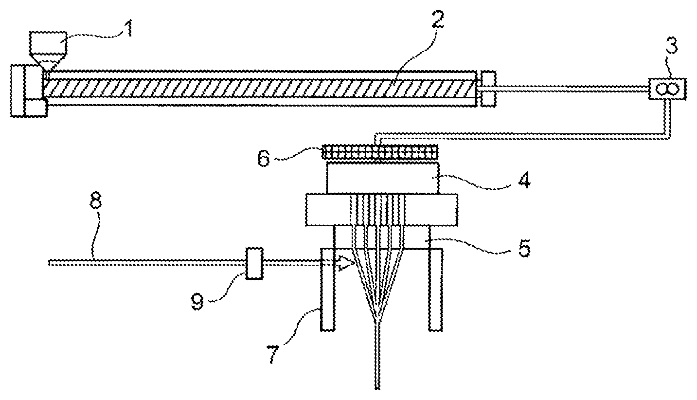 Patent US12590182 — Polyphenylene ether melt extrusion formed body and method for producing polyphenylene ether melt extrusion formed body — Figure 1