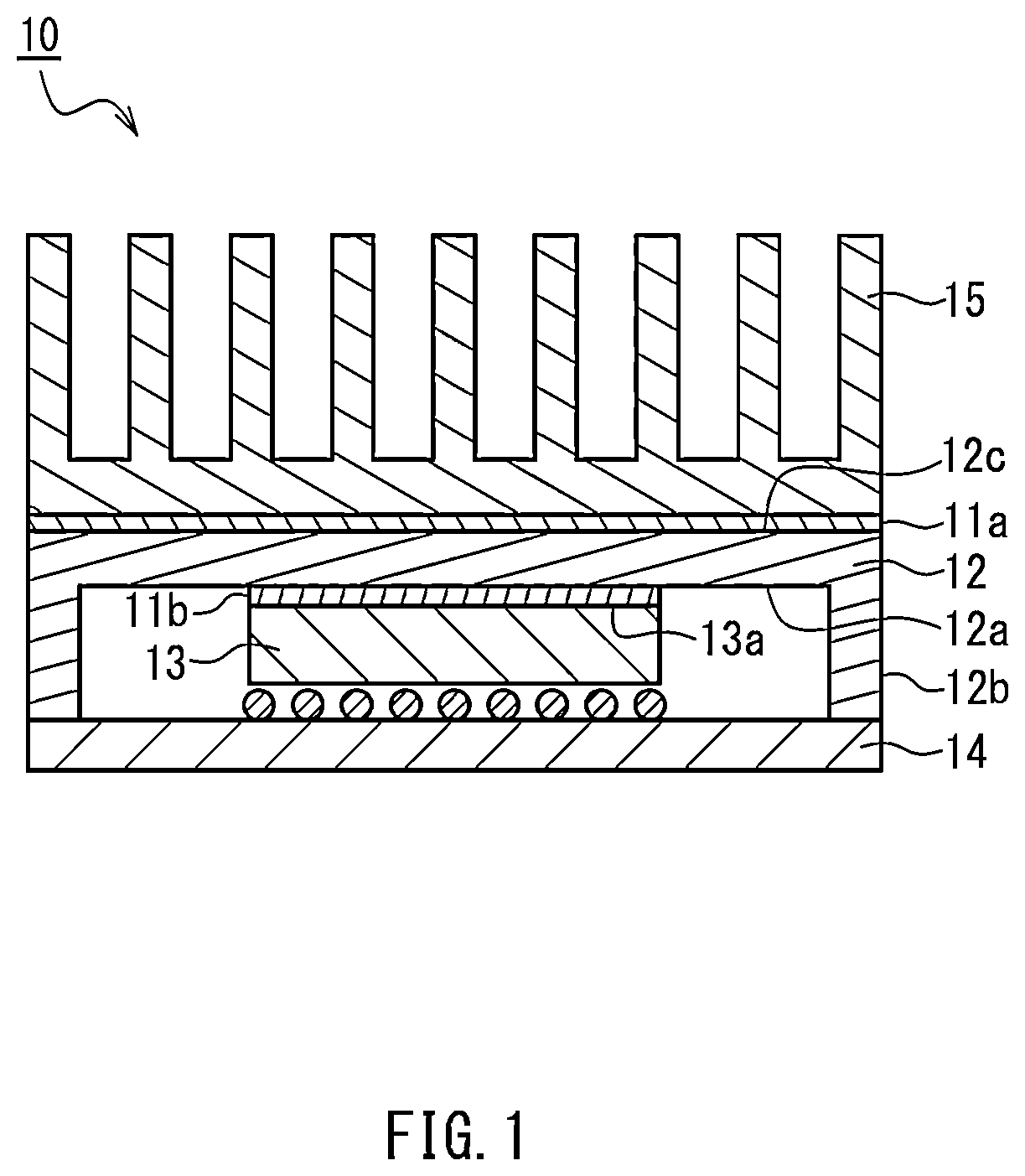 Patent US12590237 — Thermally conductive composition, thermally conductive sheet obtained from same, and production method therefor — Figure 1