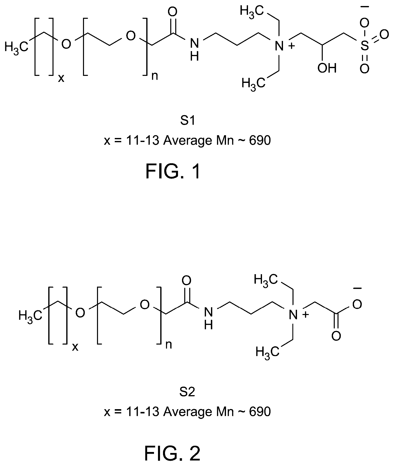 Patent US12590238 — Amphoteric amphiphiles for shale swelling inhibition in oil and gas reservoirs — Figure 1