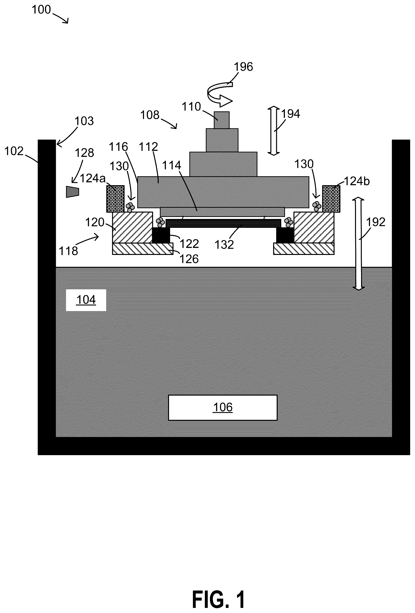 Patent US12590381 — Electroplating system including an improved base structure — Figure 1