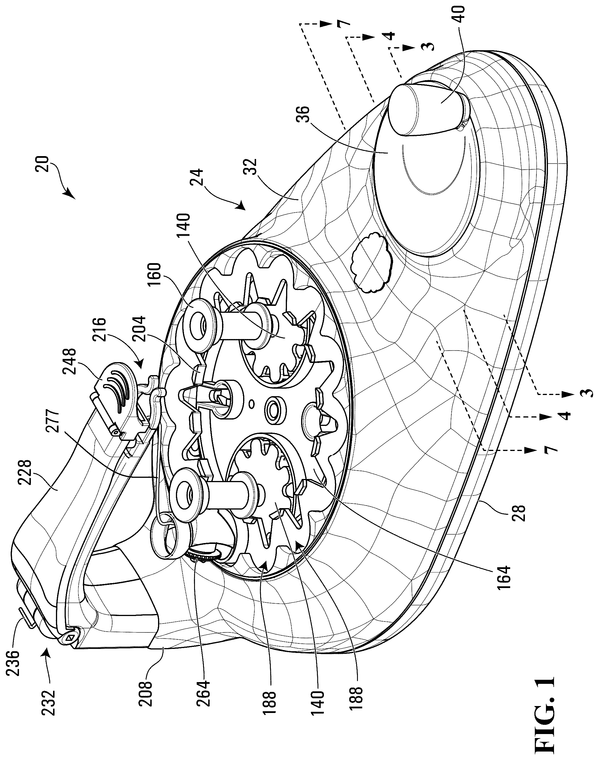 Patent US12590391 — Braiding machine — Figure 1