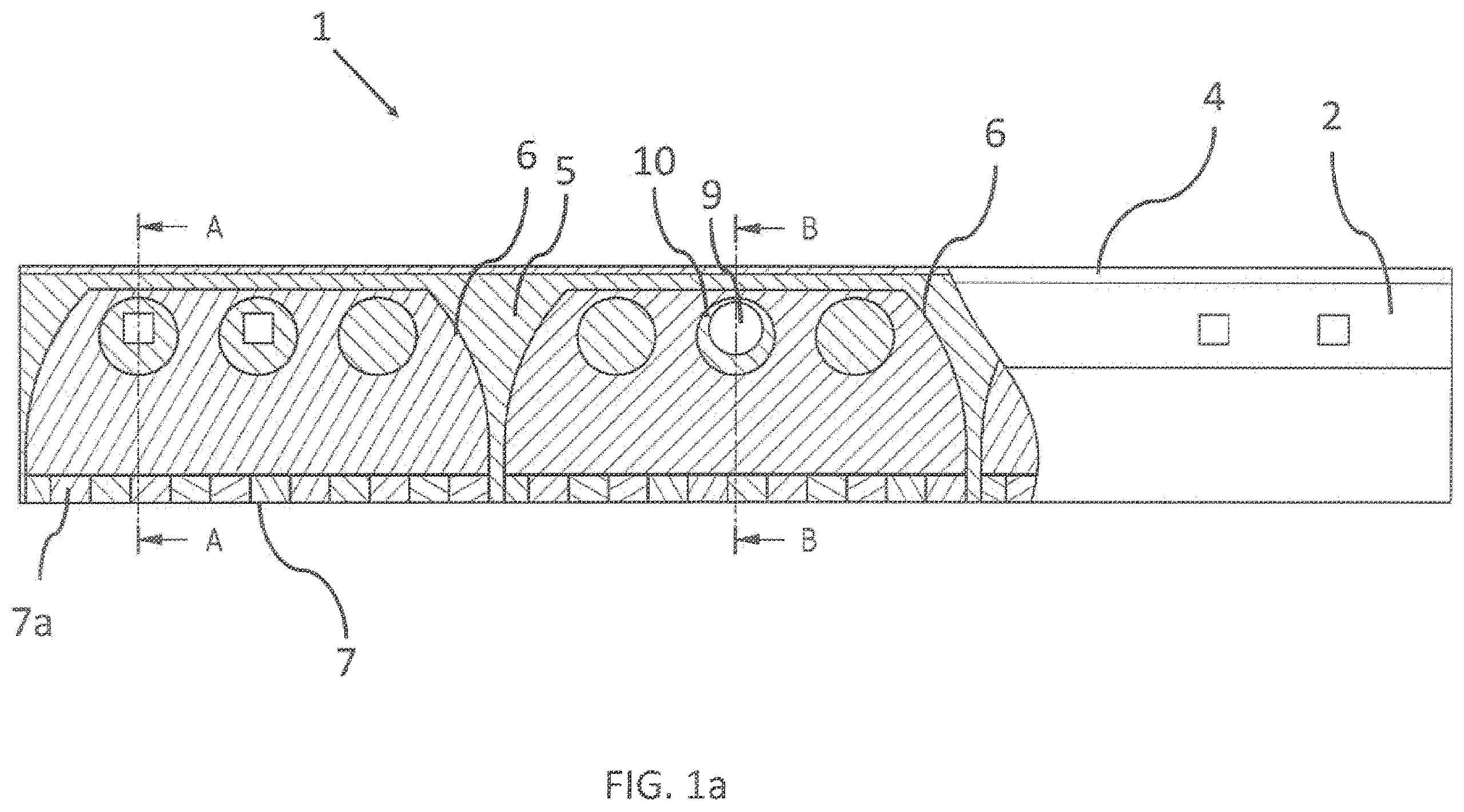 Patent US12590430 — Clearing strip for the clearing blade of a snowplow — Figure 1