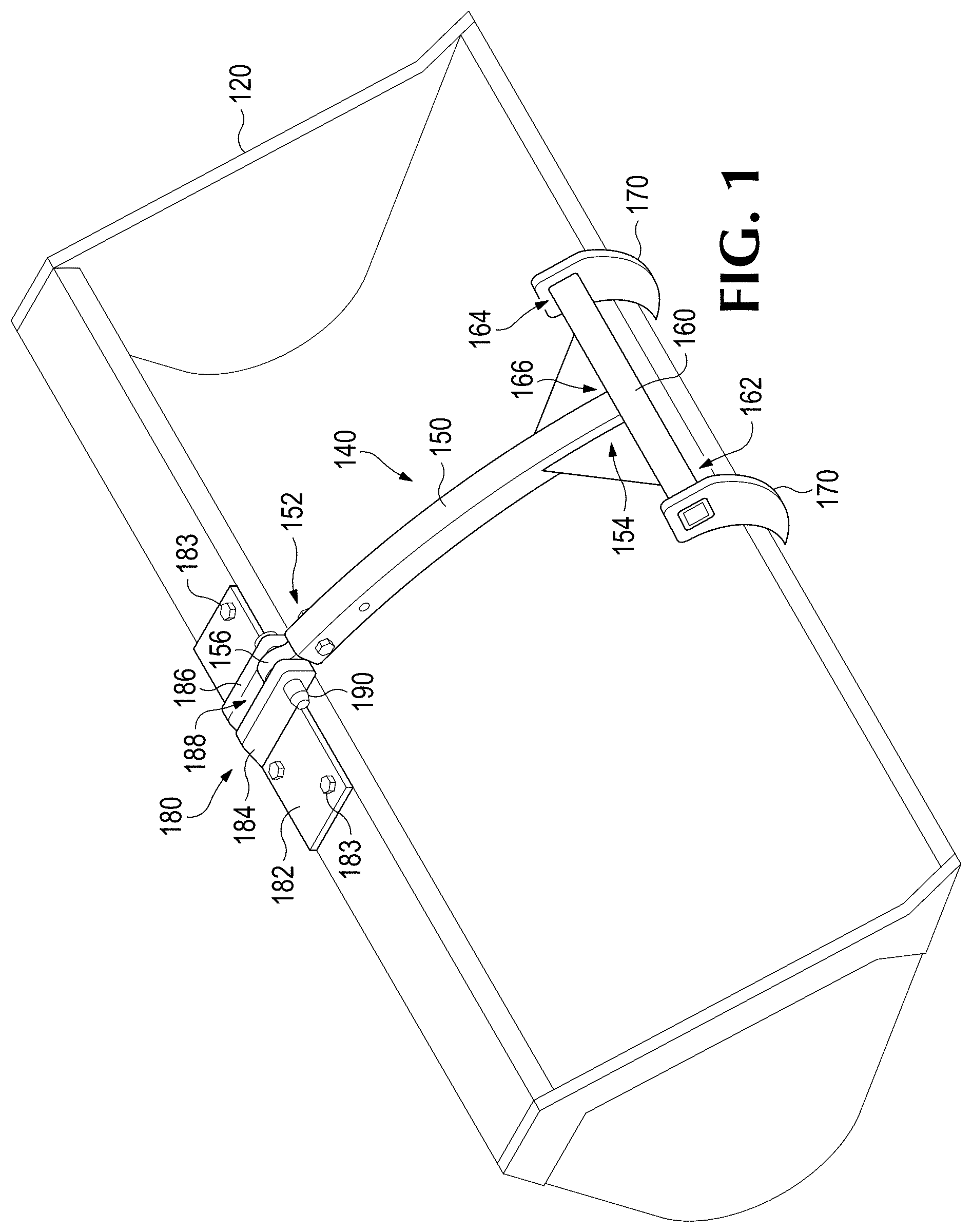 Patent US12590435 — Tractor attachment accessories — Figure 1