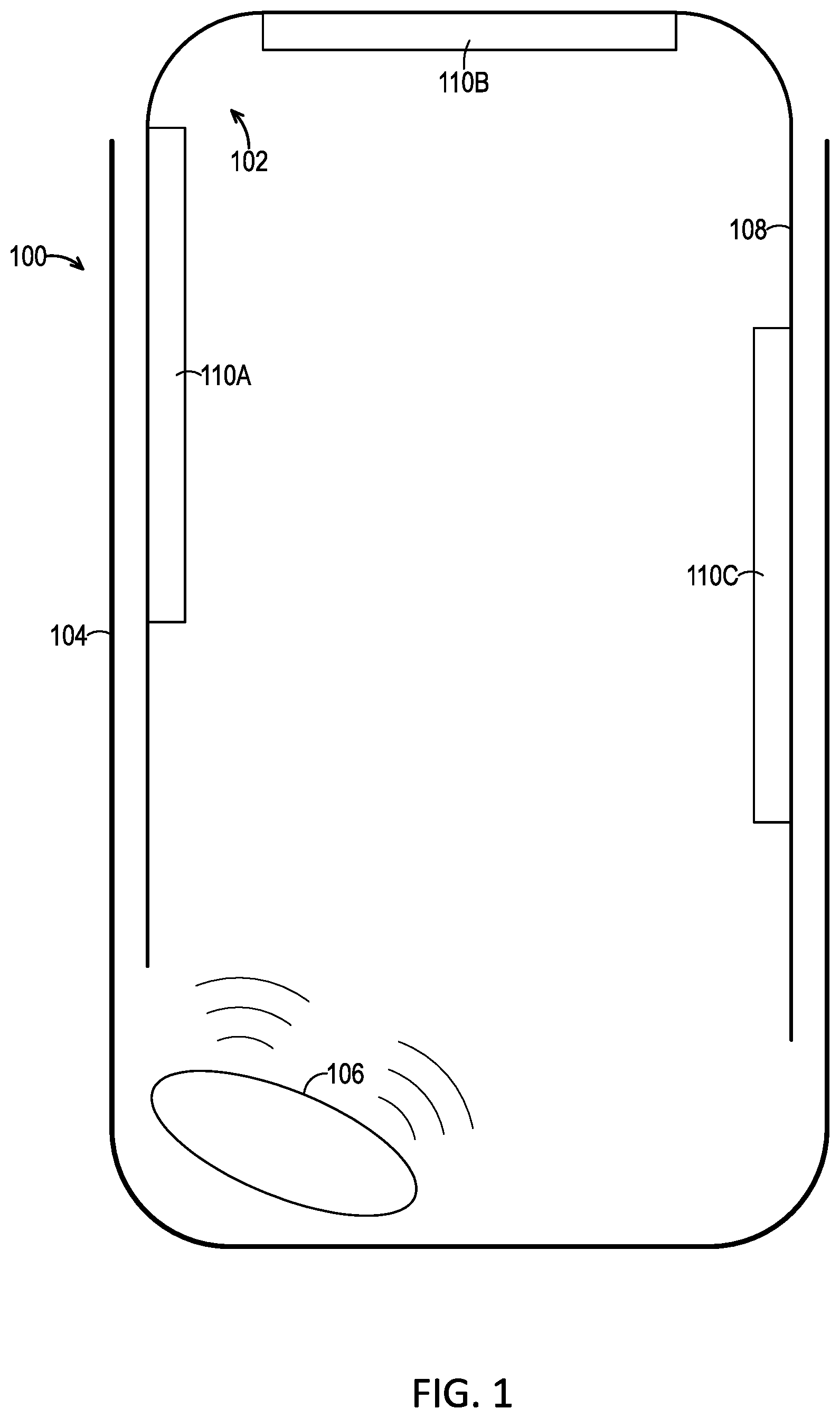 Patent US12590455 — Audio management system for a virtual production volume — Figure 1