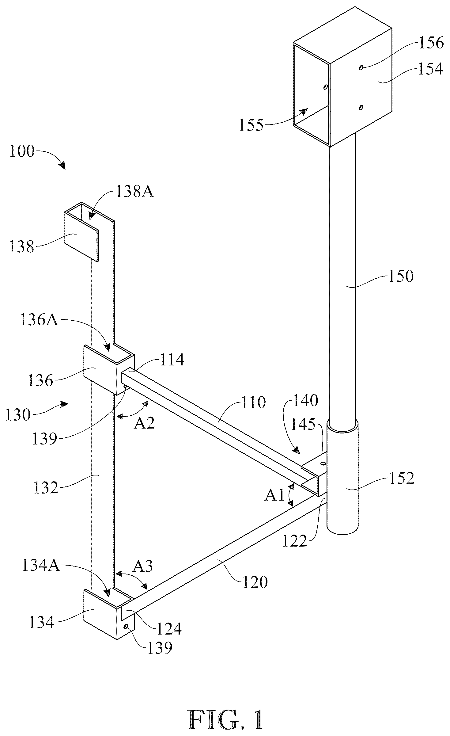 Patent US12590464 — Scaffolding support and a scaffold arrangement — Figure 1