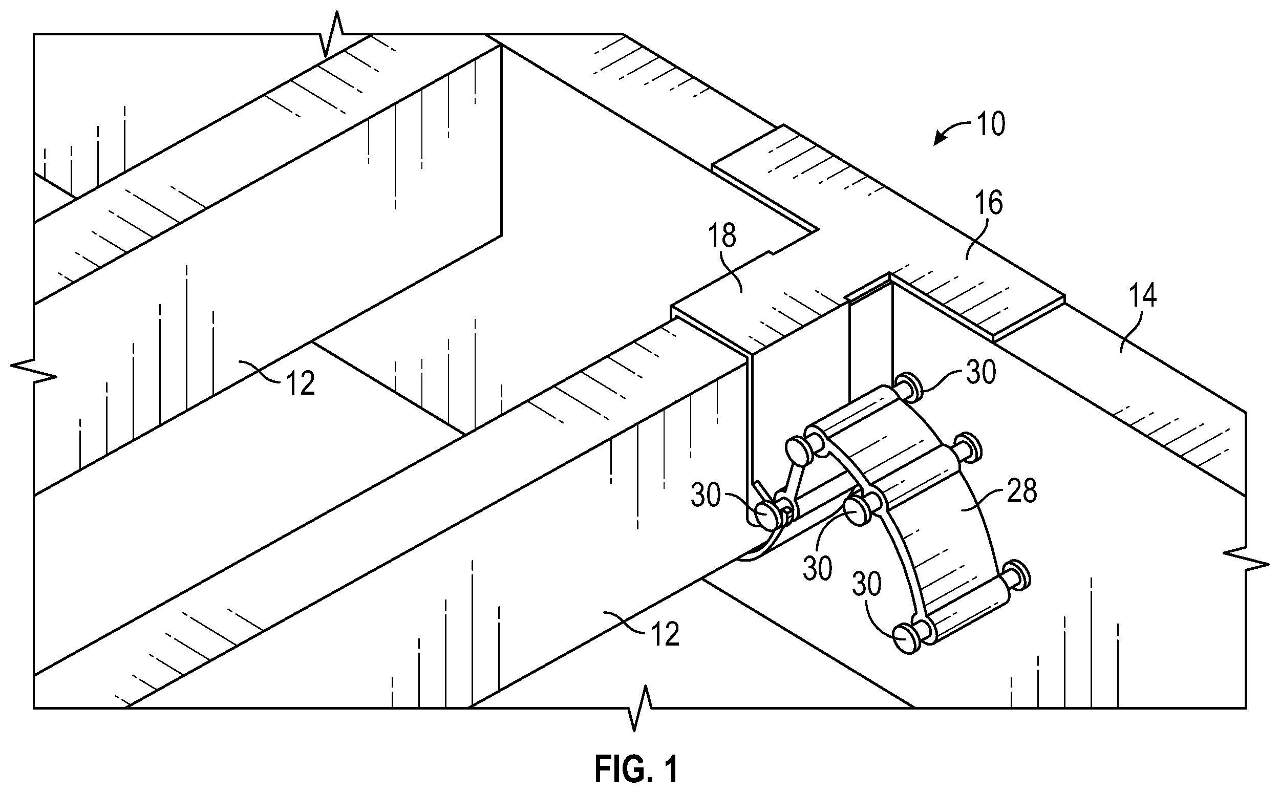 Patent US12590465 — Framing buddy deck framing tool — Figure 1