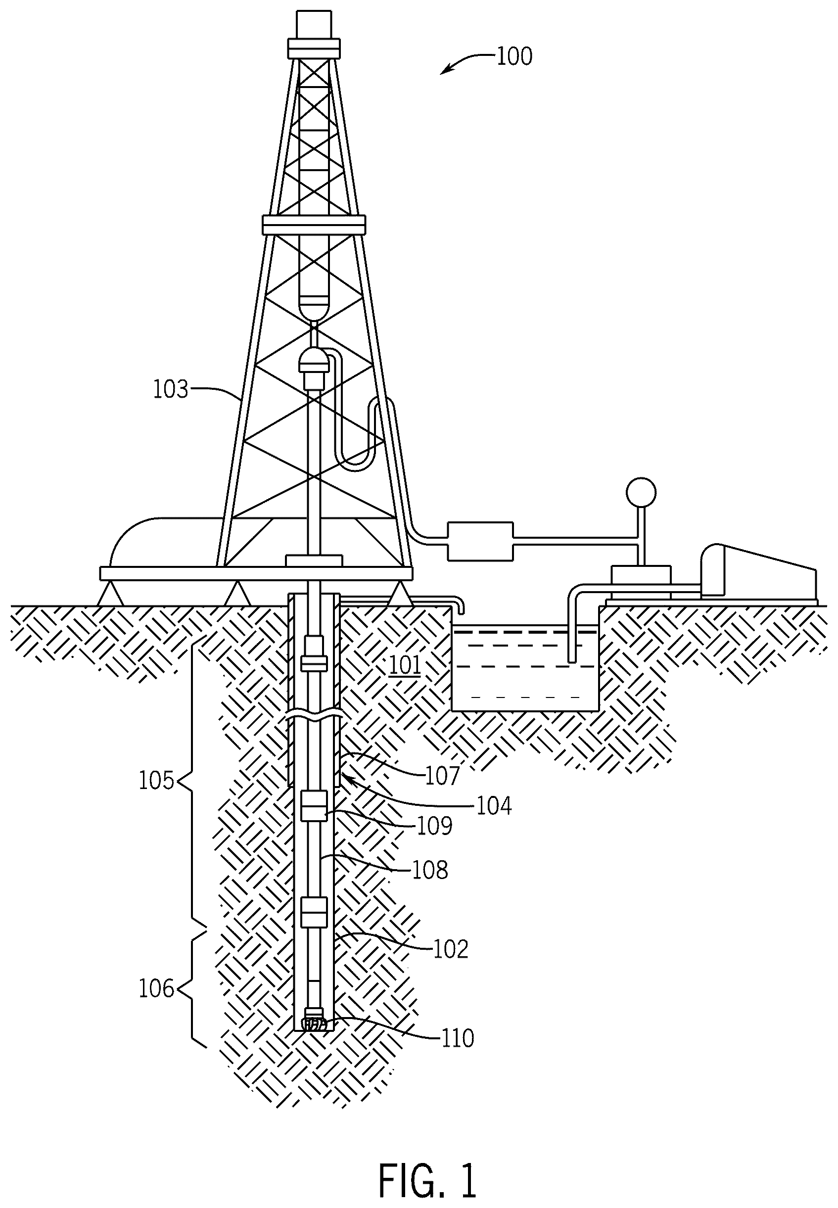 Patent US12590494 Figure 1 – Drilling tool having pre-fabricated components