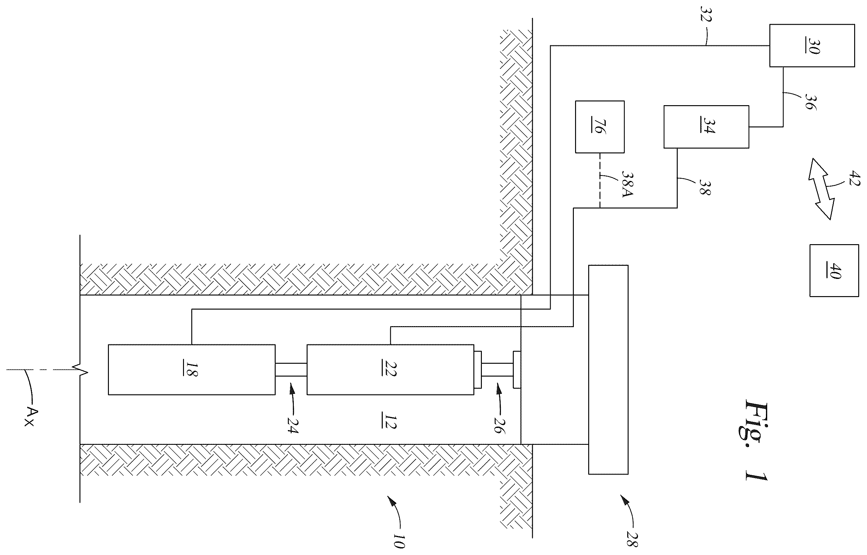 Patent US12590530 Figure 1 – Regenerative dynamometer for use with an electrical submersible pump