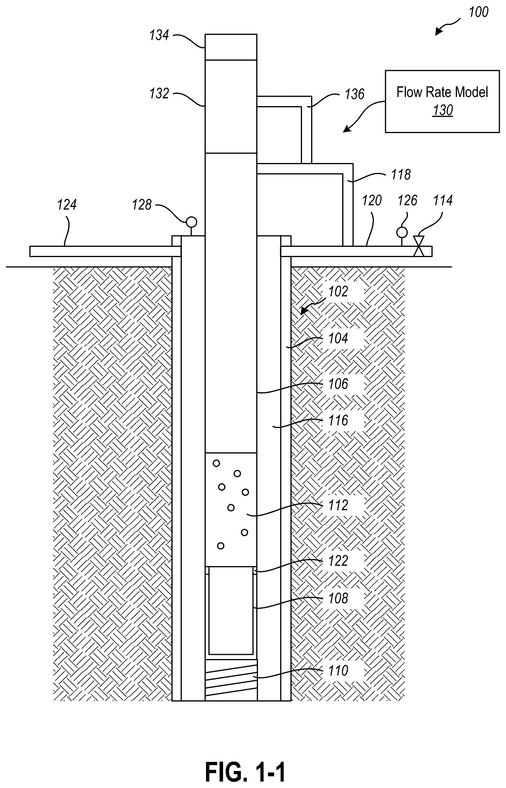 Patent US12590532 Figure 1 – Devices, systems, and methods for estimating flow rates in a plunger lift system