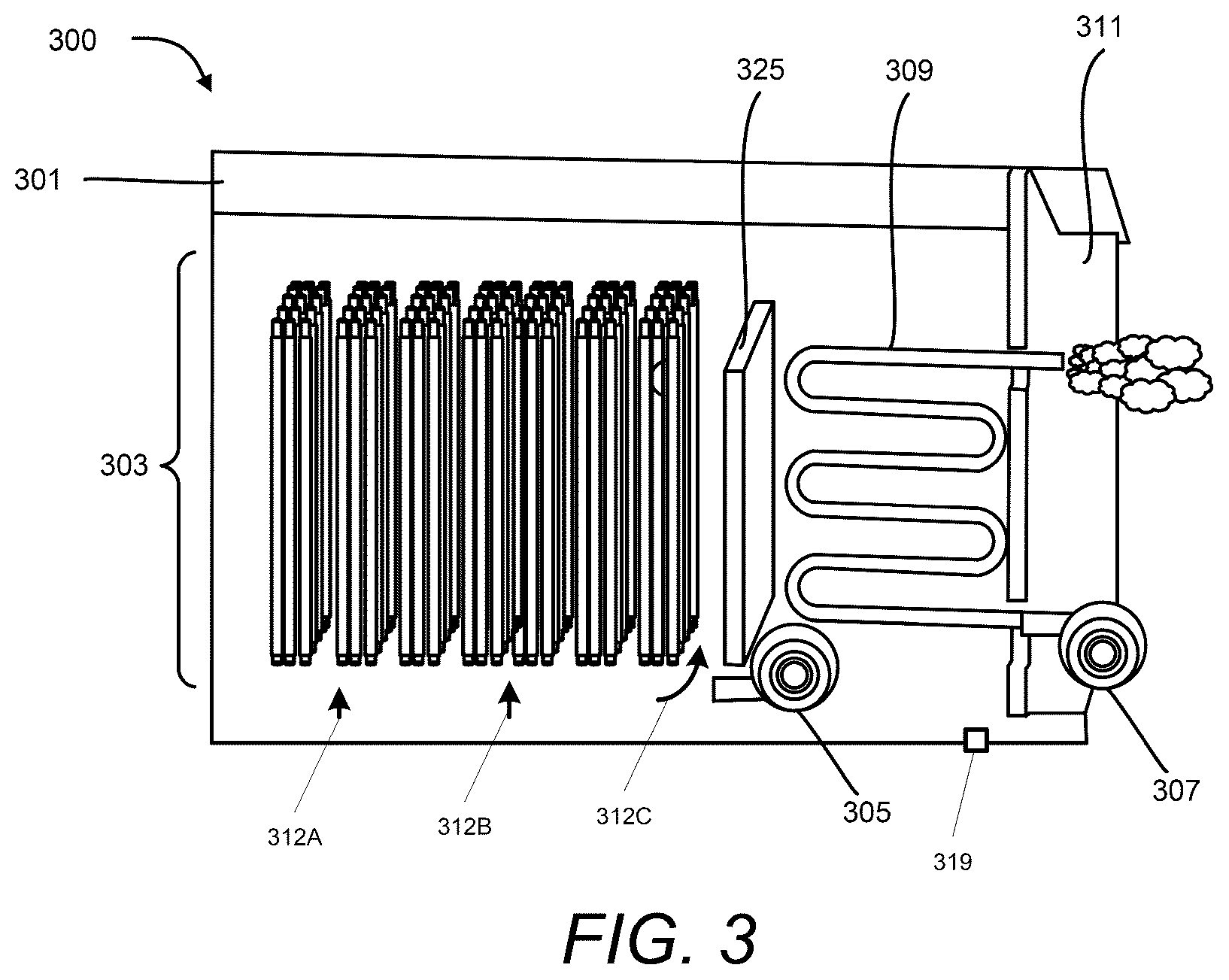 Patent US12590549 Figure 3 – Thermal energy storage system coupled with thermal power cycle systems