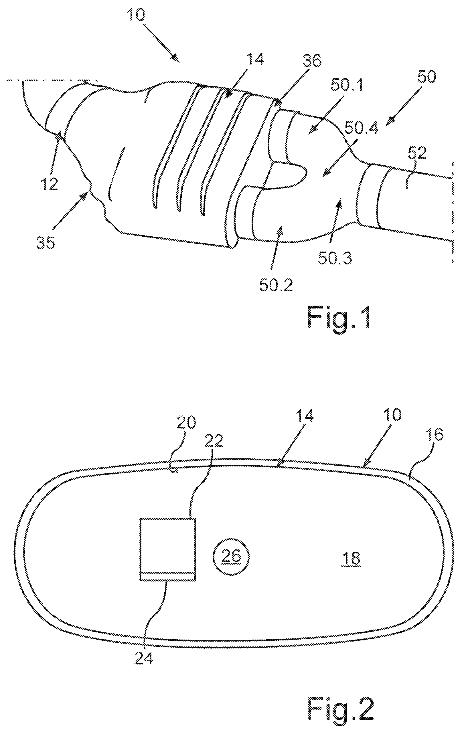 Patent US12590554 Figure 1 – Catalytic converter for a motor vehicle, as well as a motor vehicle