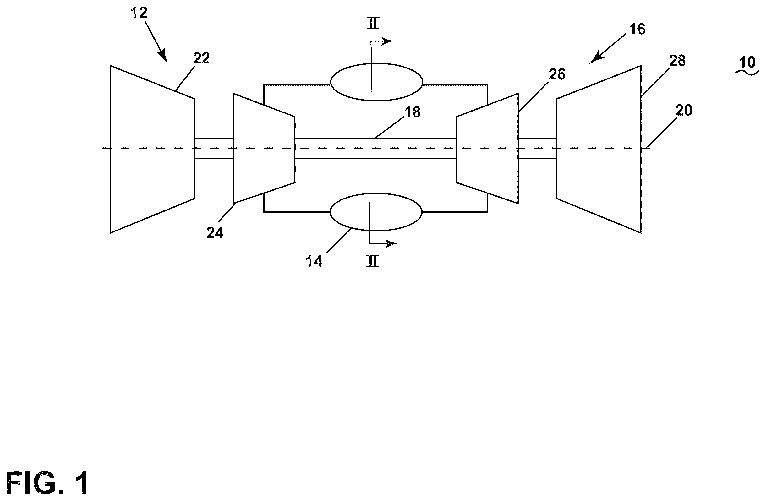 Patent US12590561 — Combustor with lean openings — Figure 1