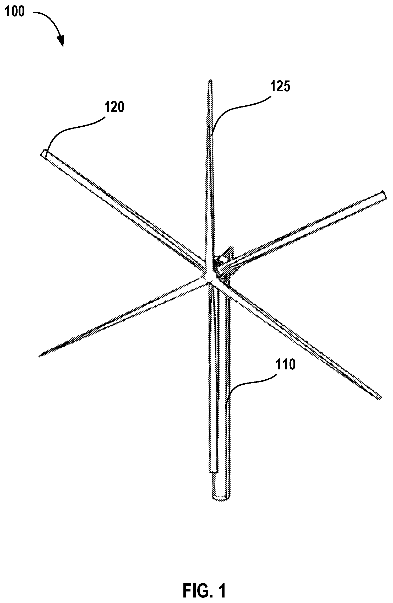Patent US12590569 — Wind turbine assembly and method of assembling a wind turbine assembly — Figure 1