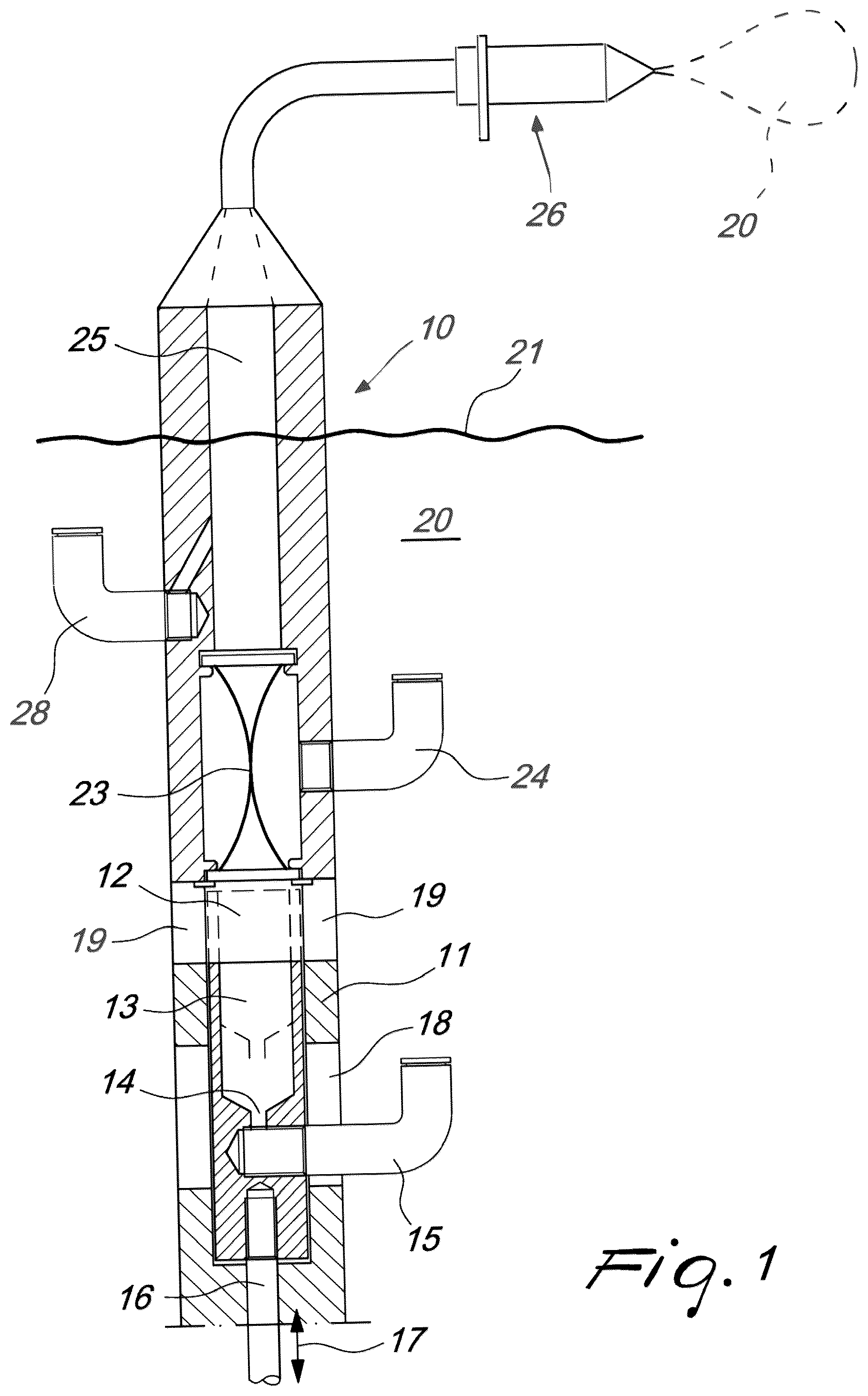 Patent US12590574 Figure 1 – Powder supply pump