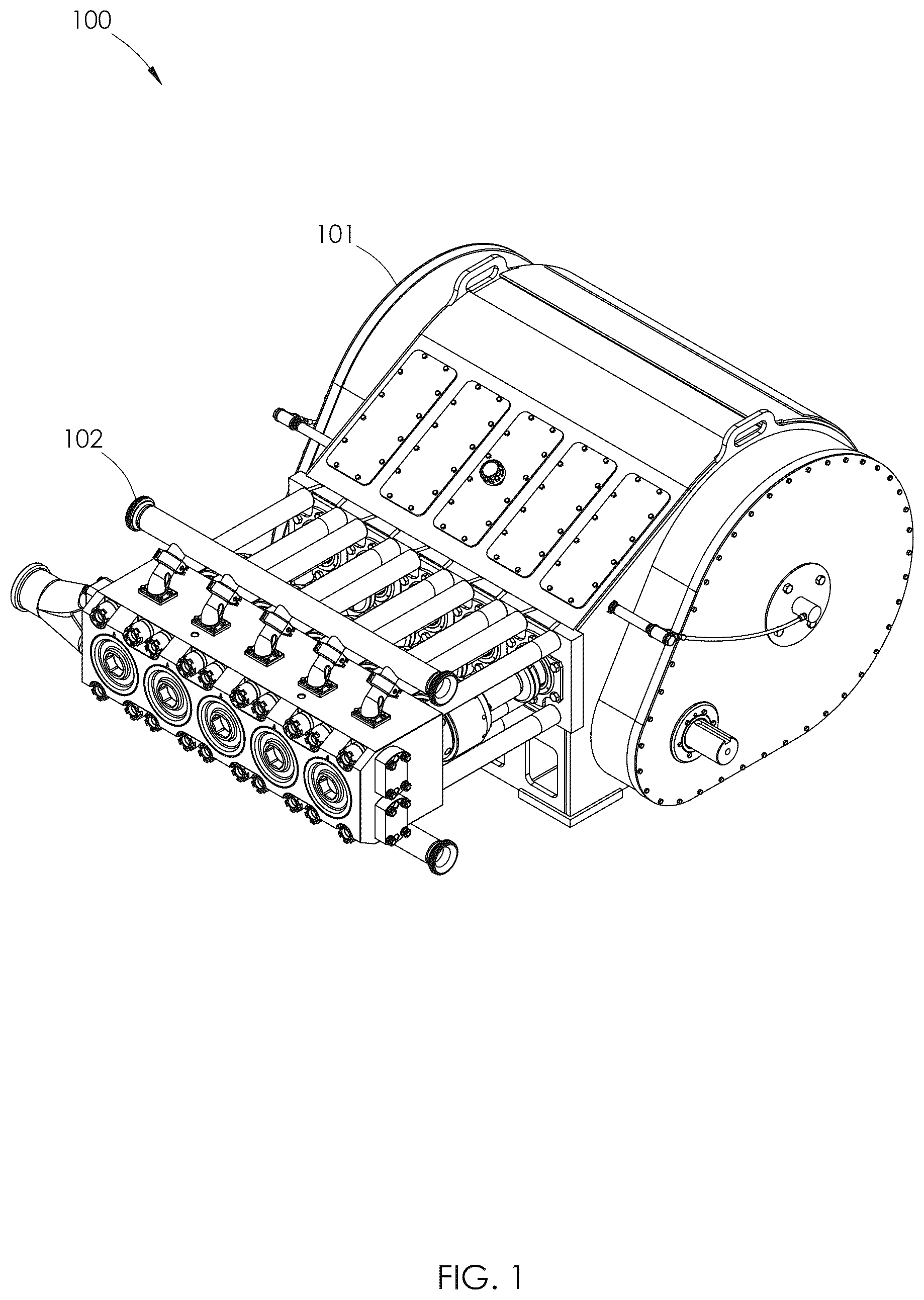 Patent US12590581 — Fluid end with threaded dynamic section — Figure 1