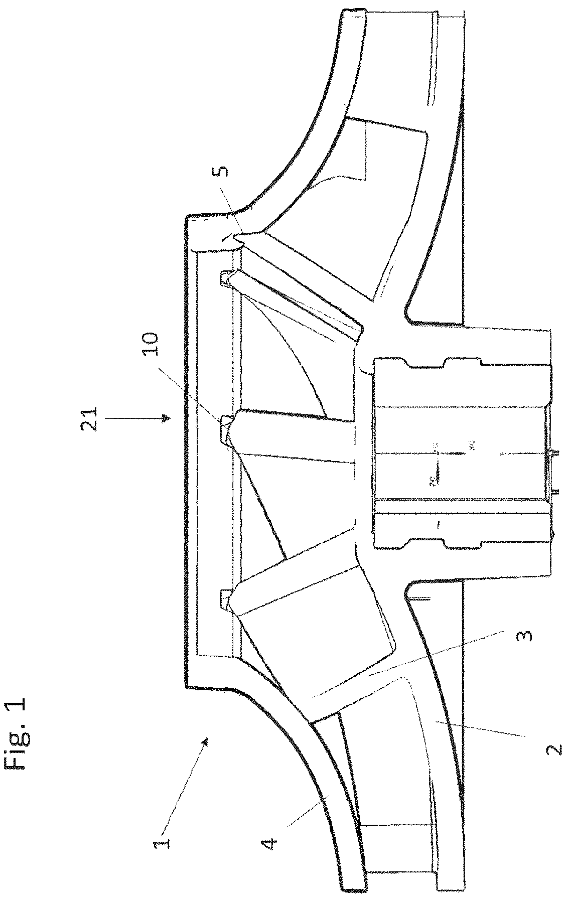 Patent US12590588 — Impeller having a toothing in the cover plate — Figure 1