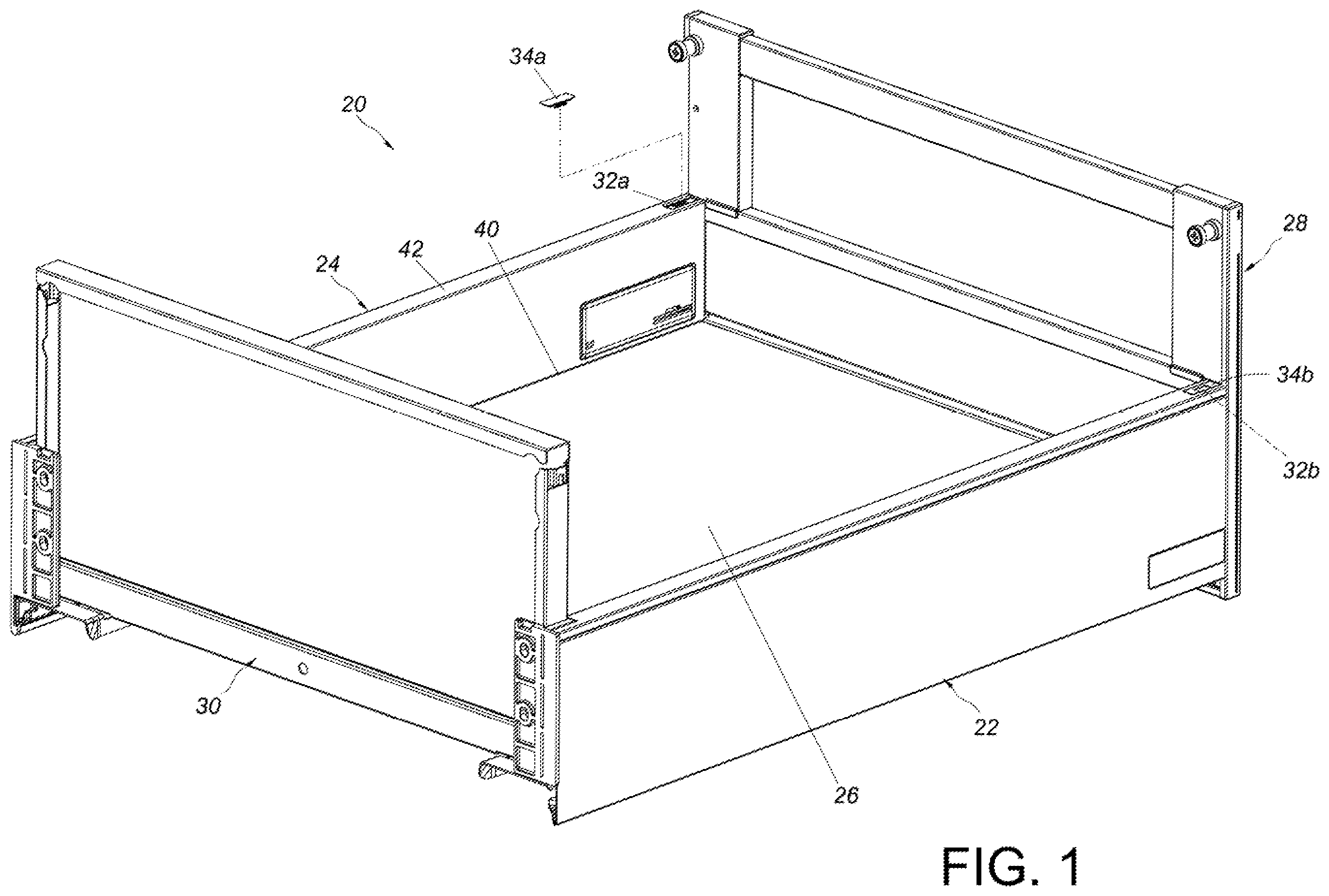 Patent US12590600 — Furniture and furniture part assembly thereof — Figure 1
